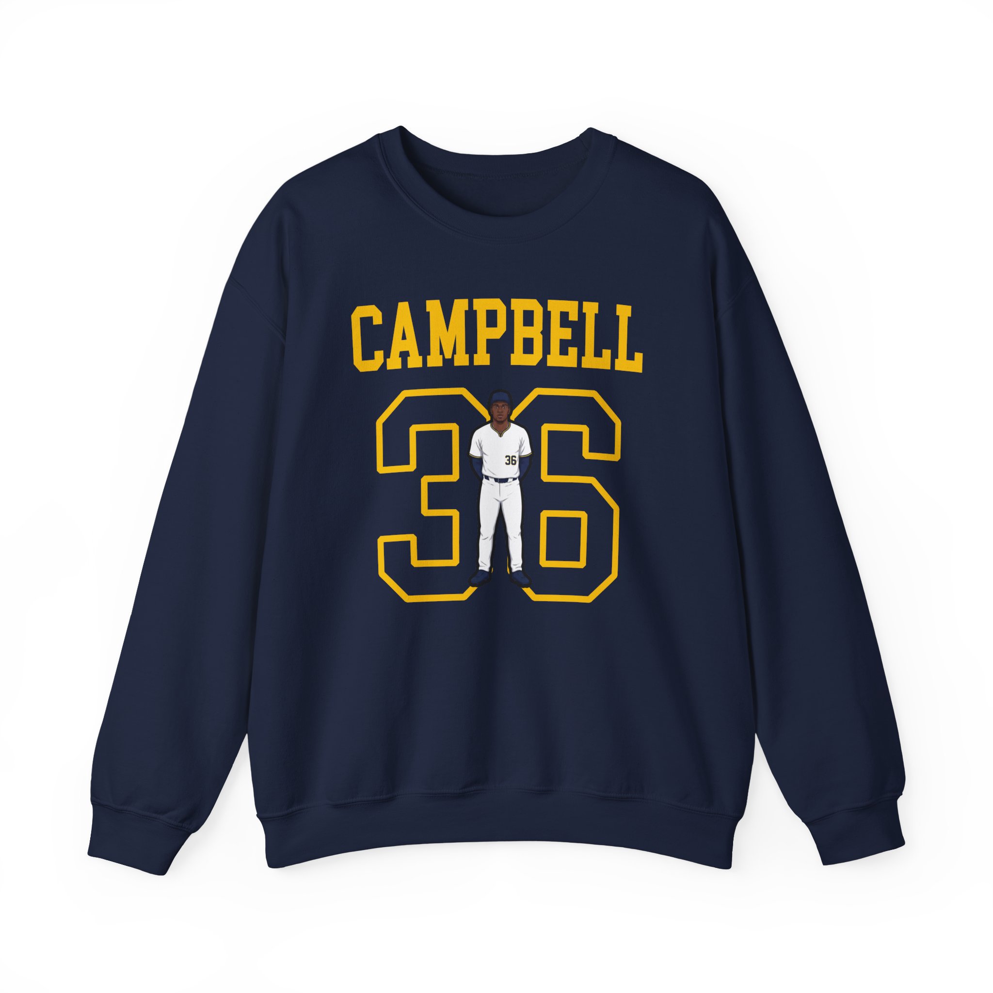 Crewneck Sweatshirt — character_shirsey in Navy
