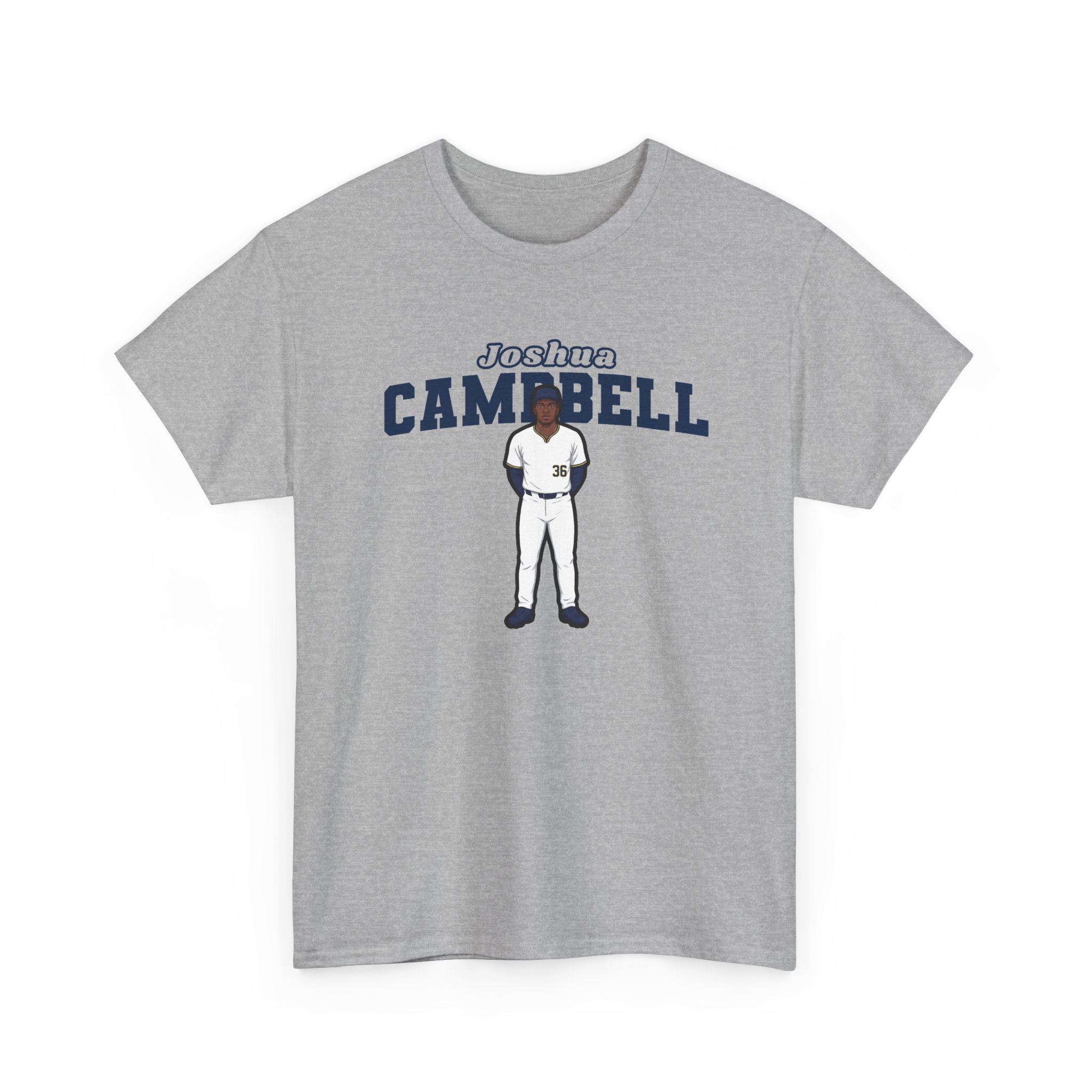 Tee — character_name_arch in Grey