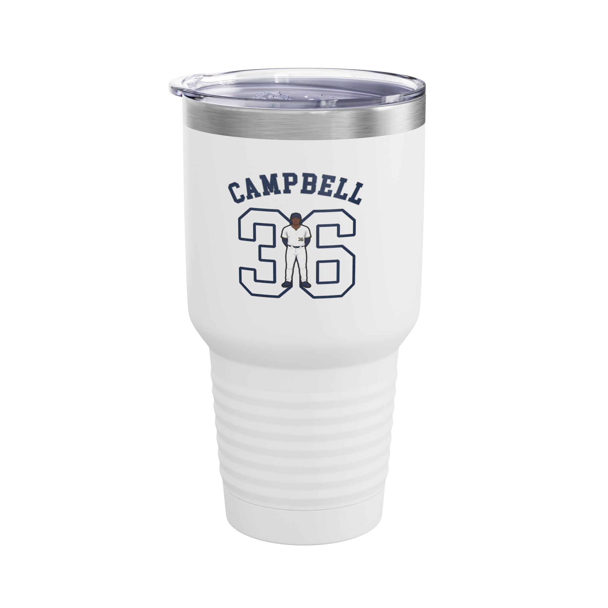 30oz Tumbler — character_shirsey_arch in White