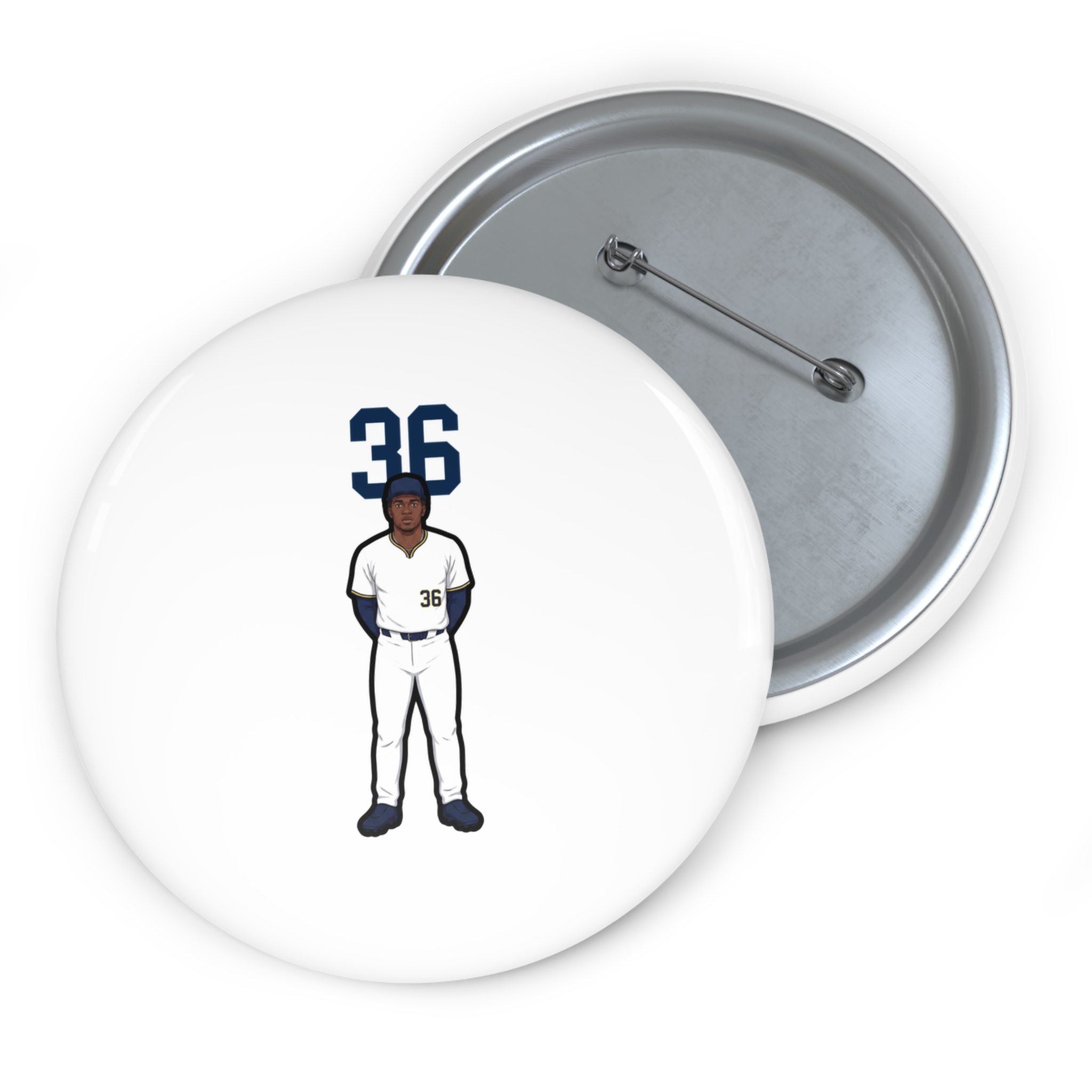 Game Day Pin — character_number_top in Classic