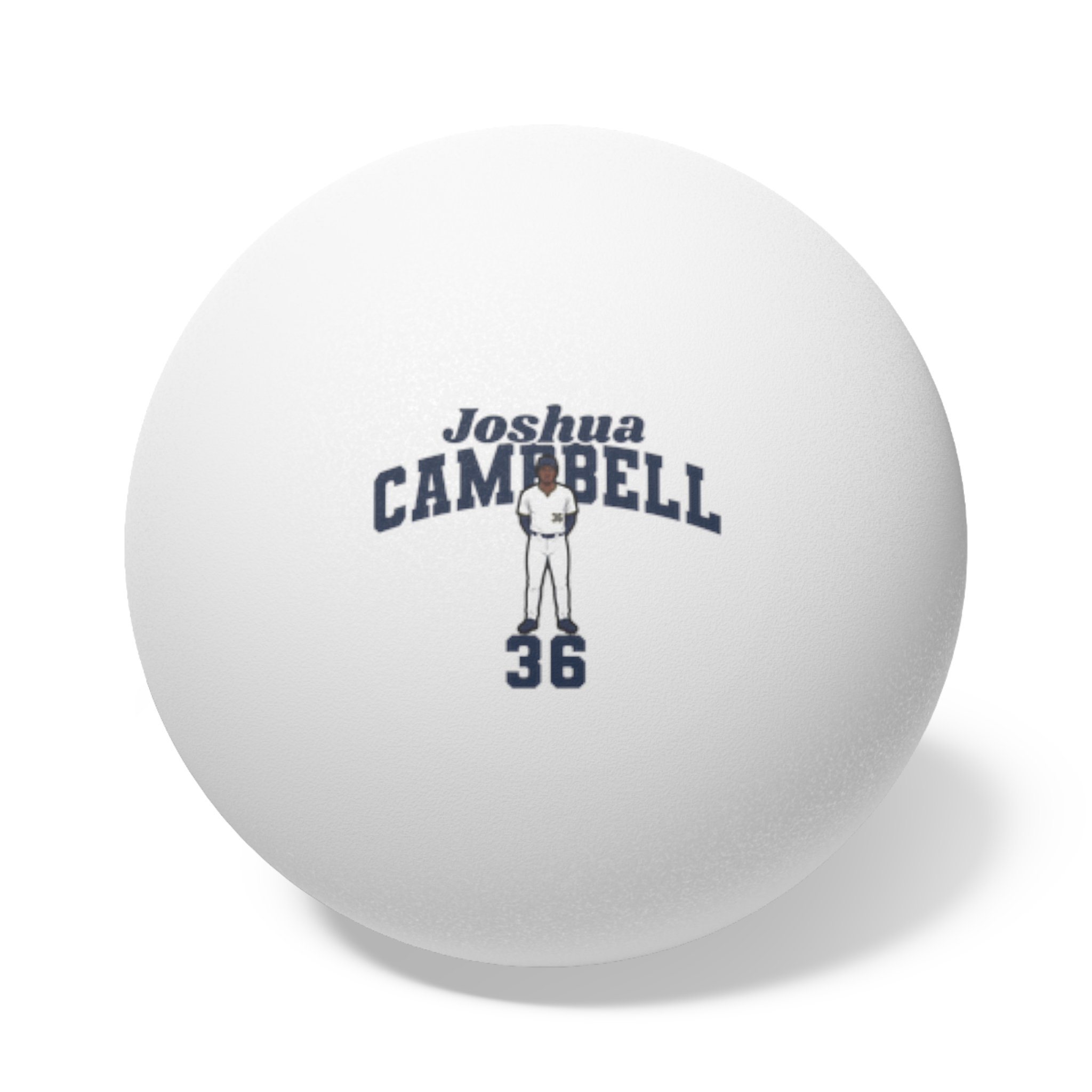 Ping Pong Balls, 6 pcs — character_signature_arch in White
