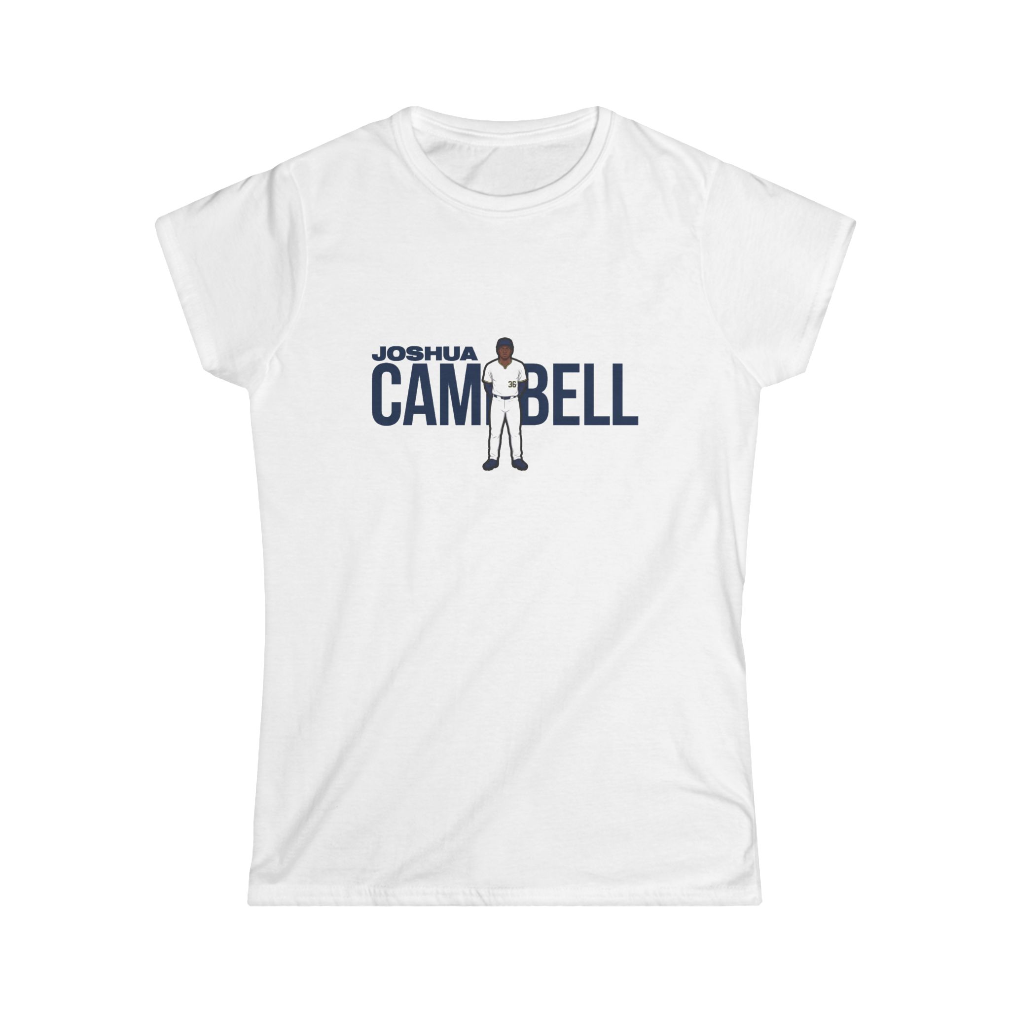 Women's Softstyle Tee — character_player_name in White