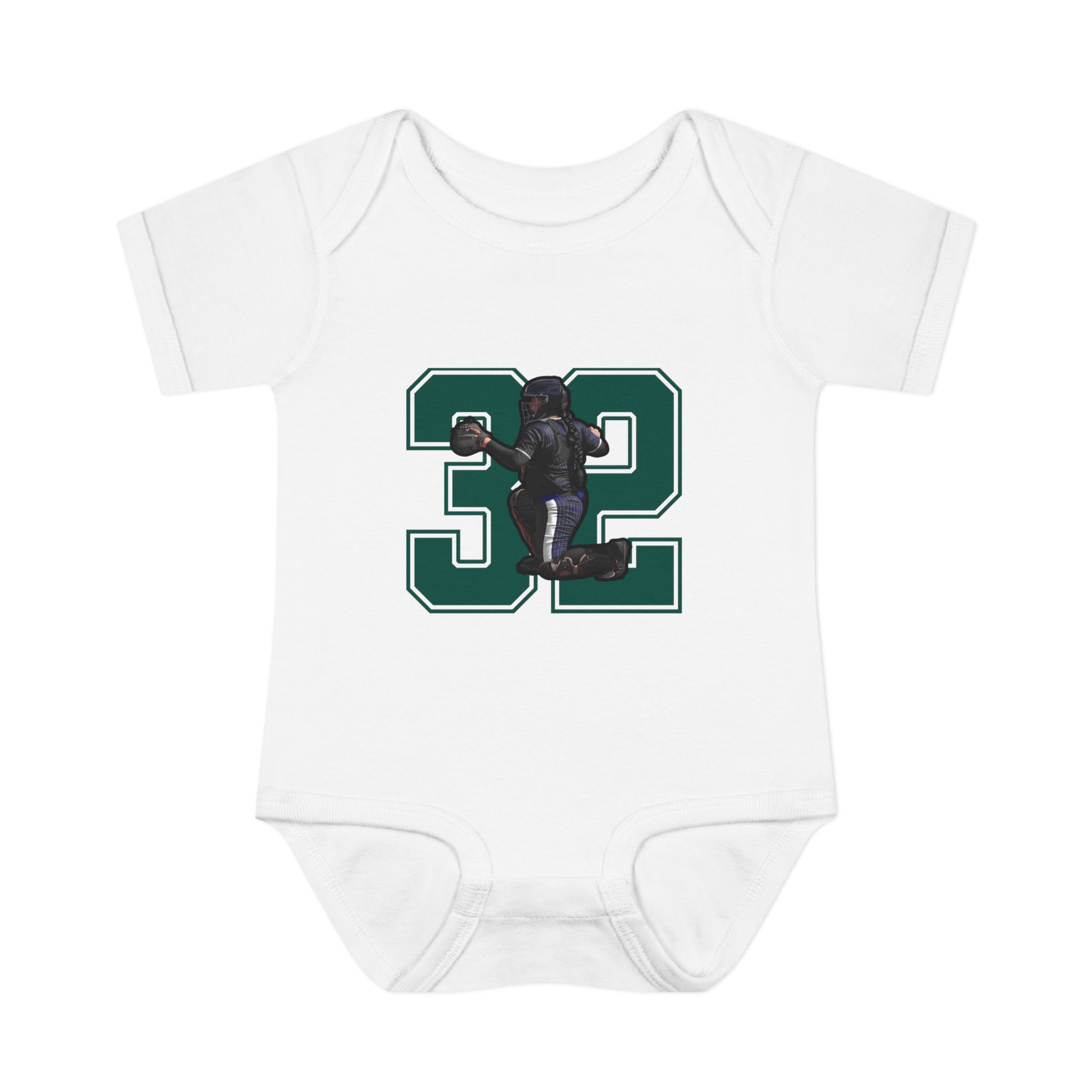 Baby Onesie — character_number in White