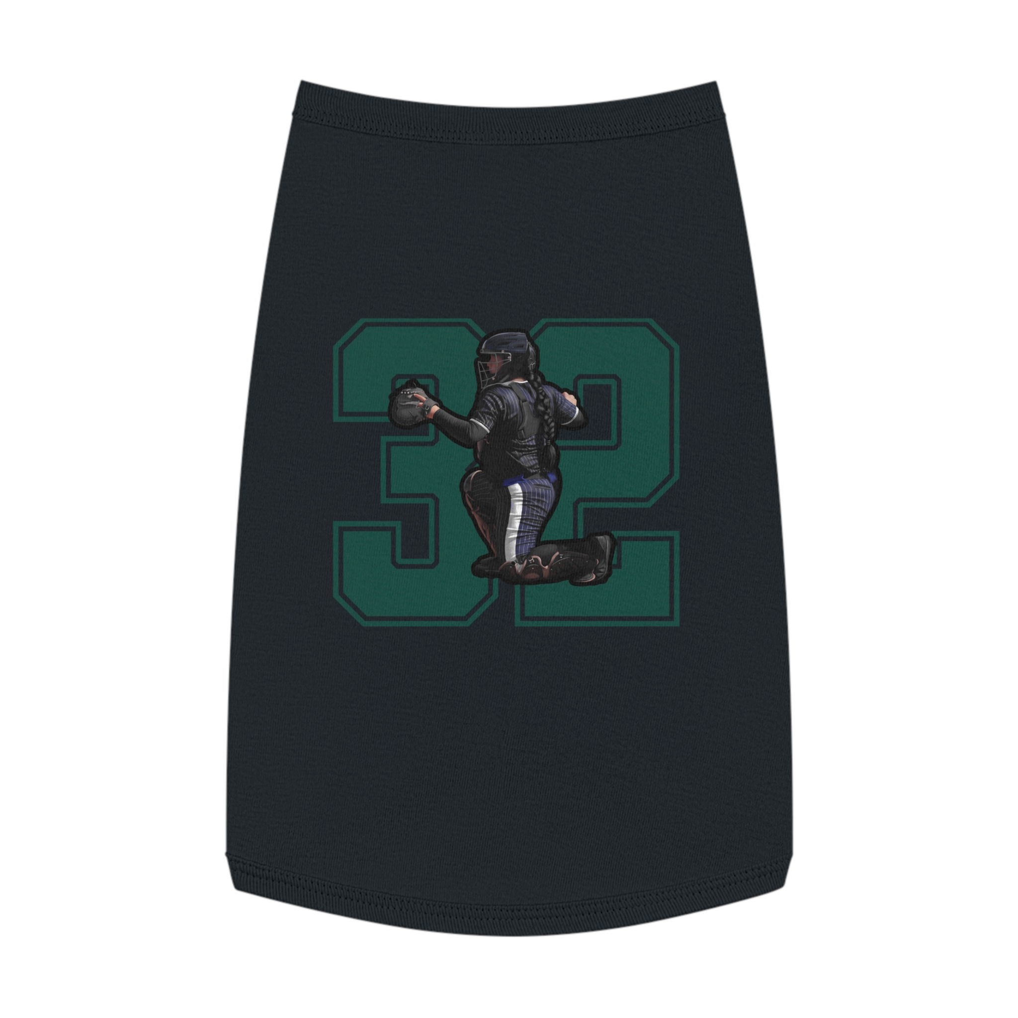 Pet Tank Top — character_number in White