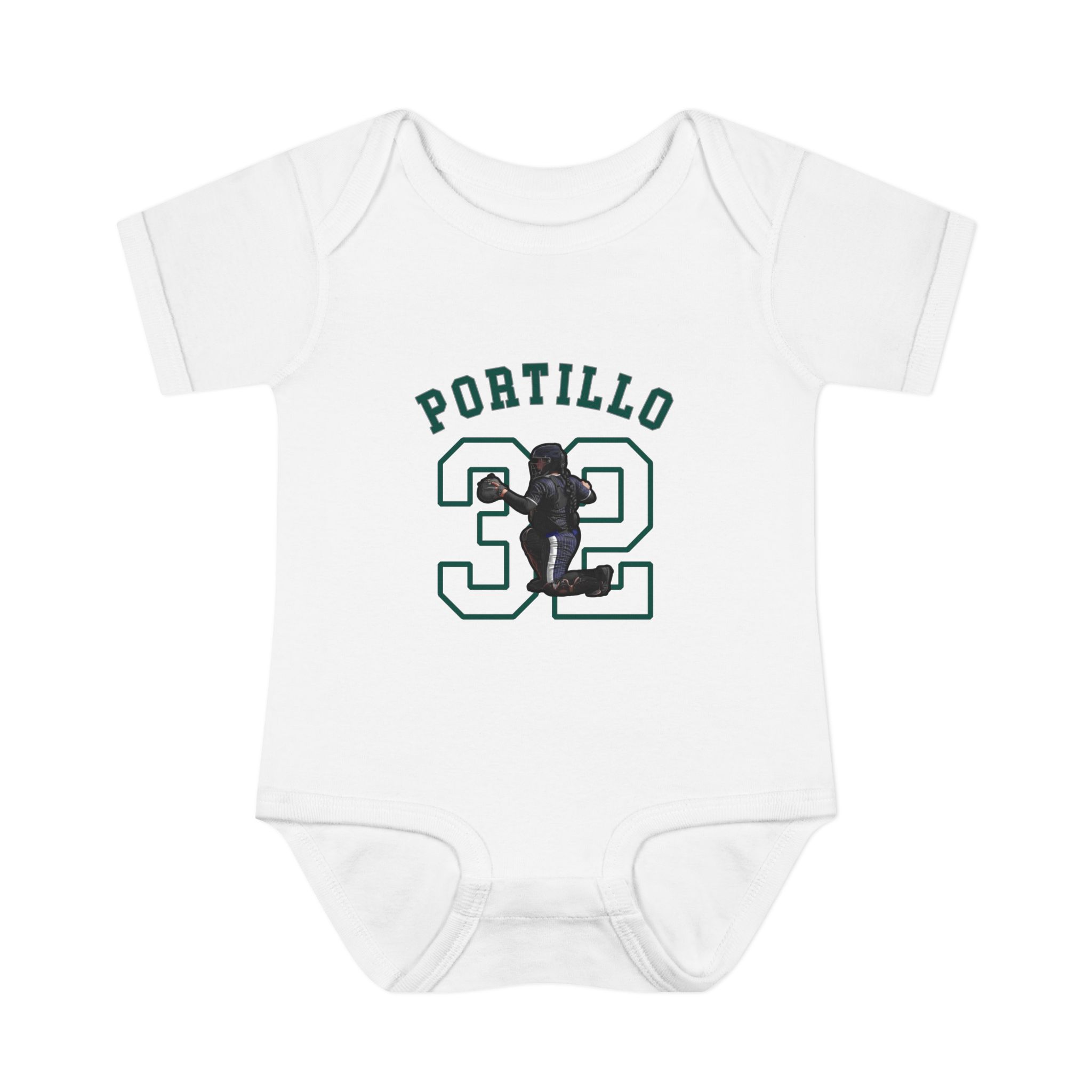 Baby Onesie — character_shirsey_arch in White