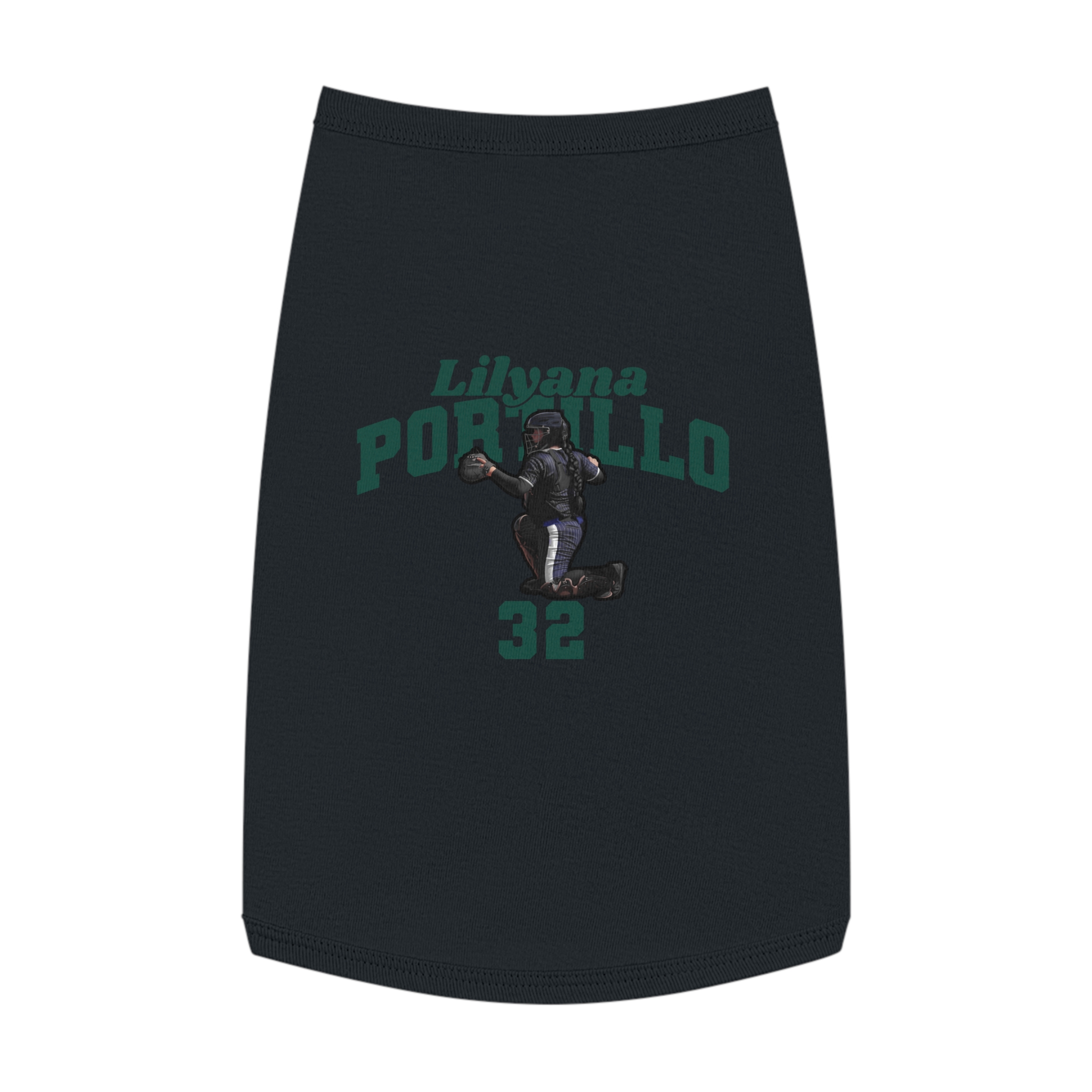 Pet Tank Top — character_signature_arch in Black