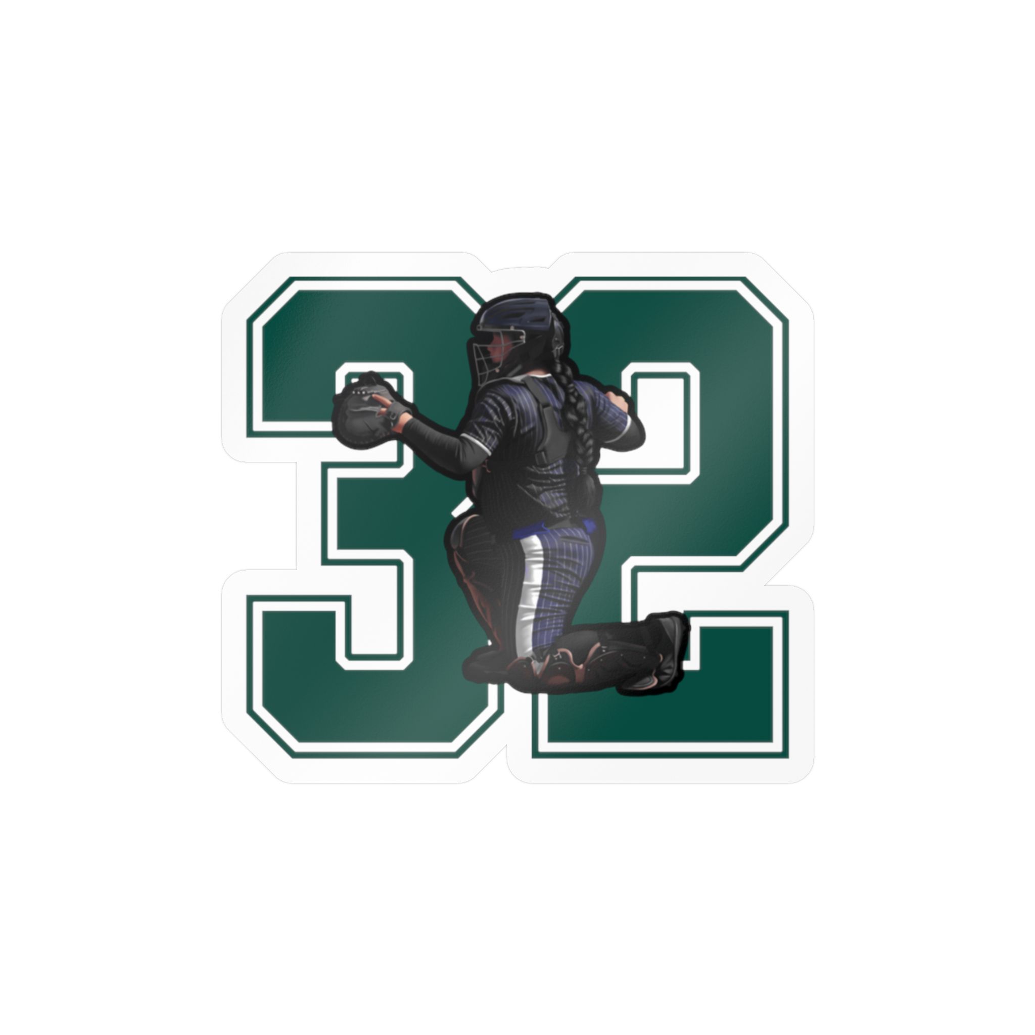 Vinyl Sticker — character_number in Classic