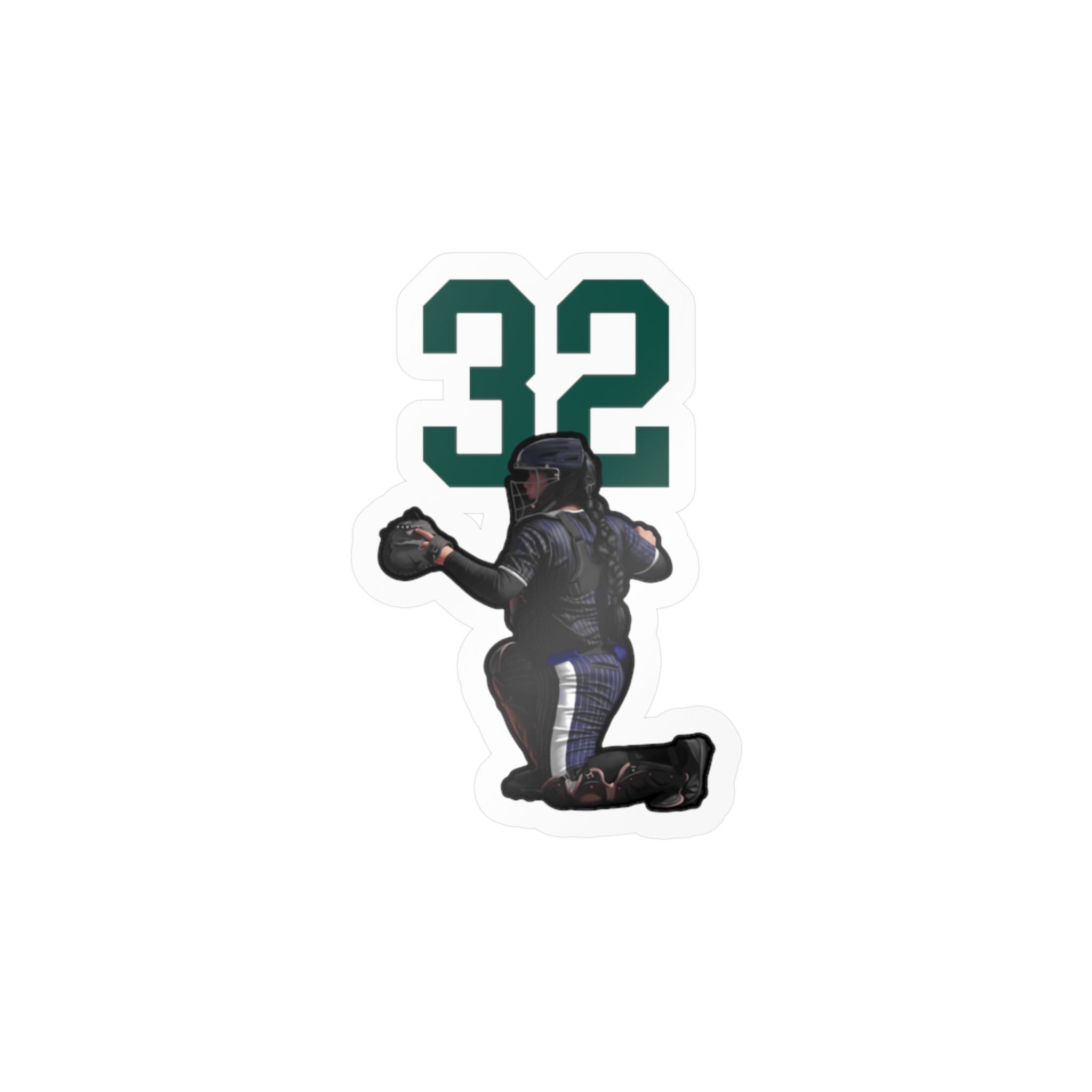 Vinyl Sticker — character_number_top in Classic