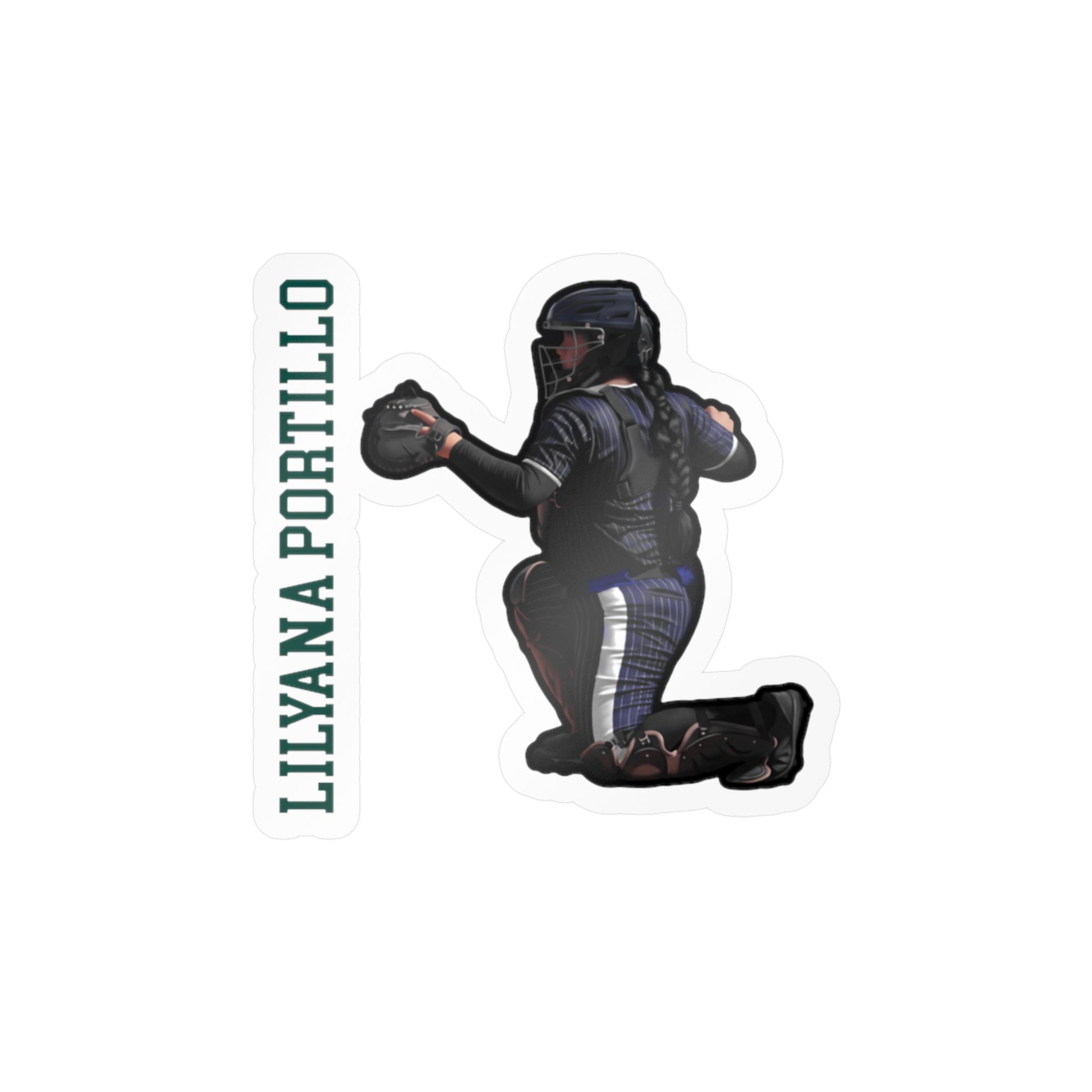 Vinyl Sticker — character_name_vertical in Classic