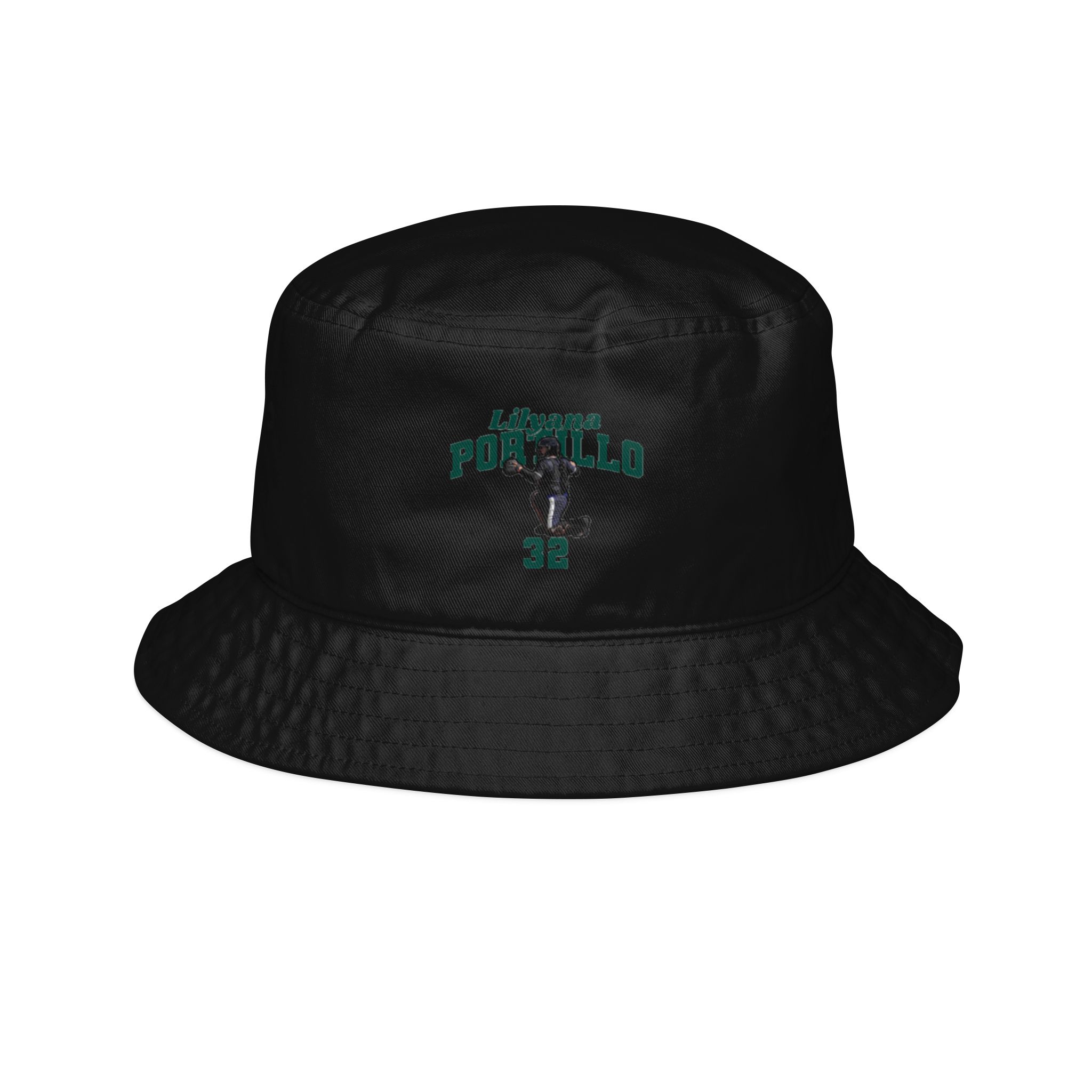 Bucket Hat — character_signature_arch in Black