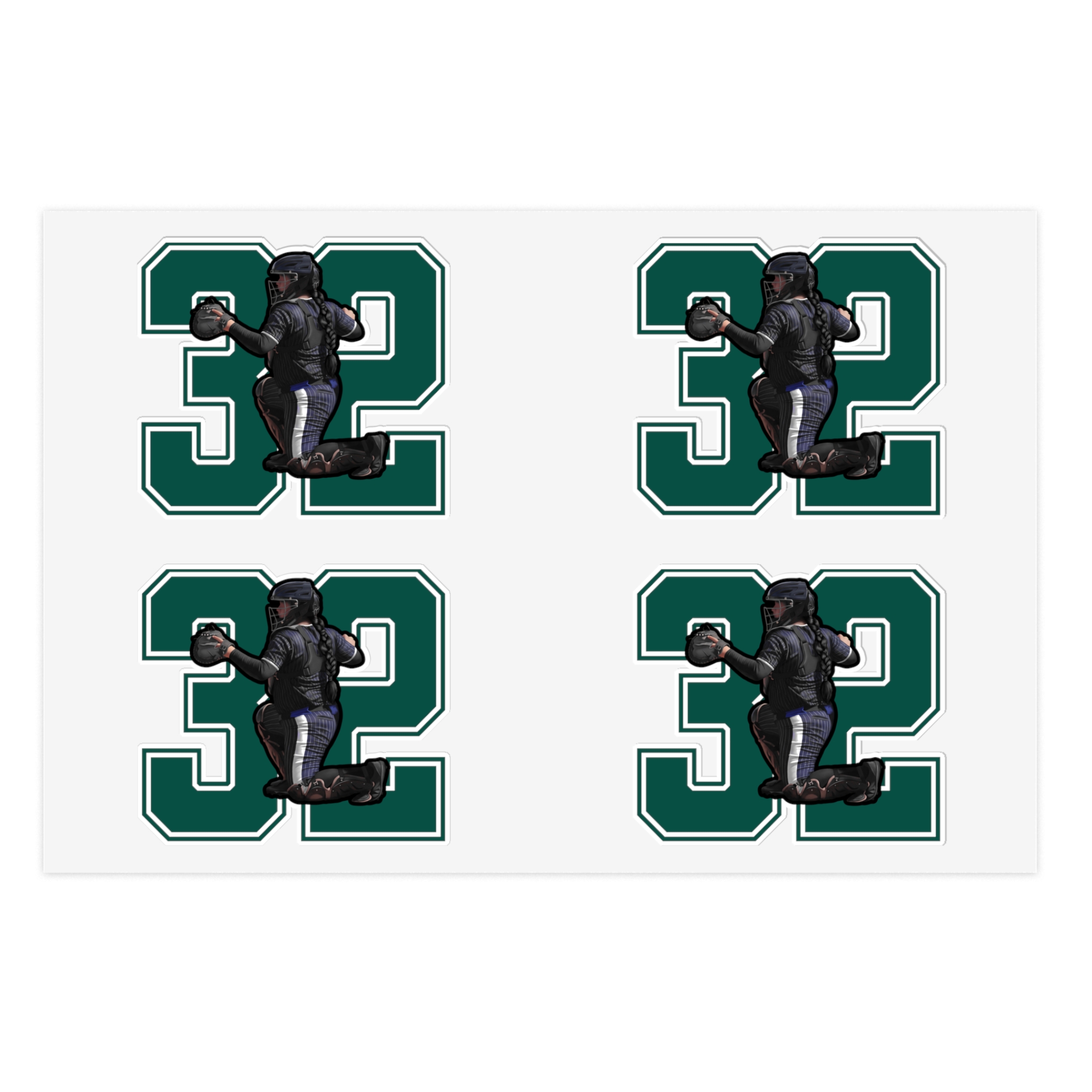 Sticker Sheet — character_number in Classic