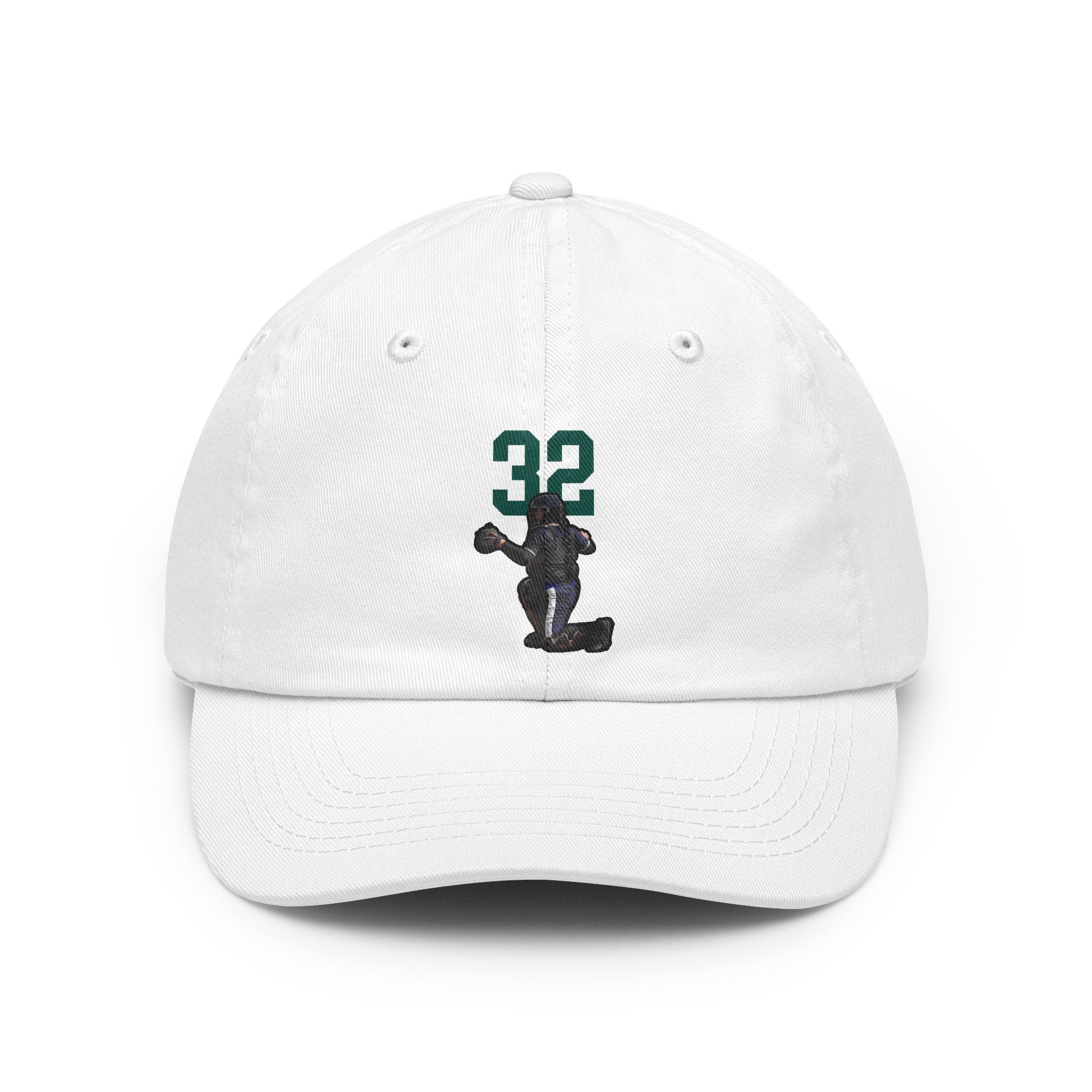 Classic Cap — character_number_top in White