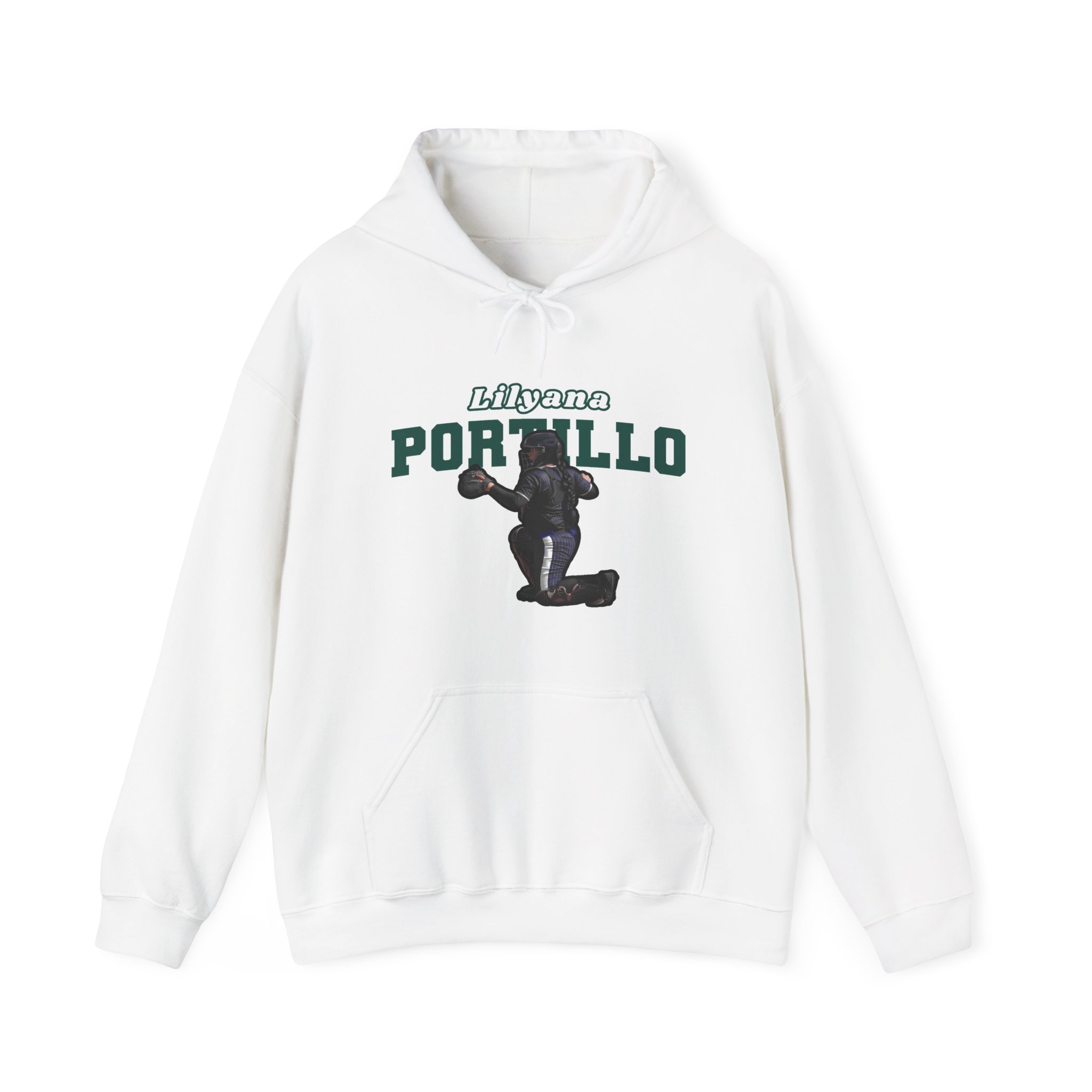 Hoodie — character_name_arch in White