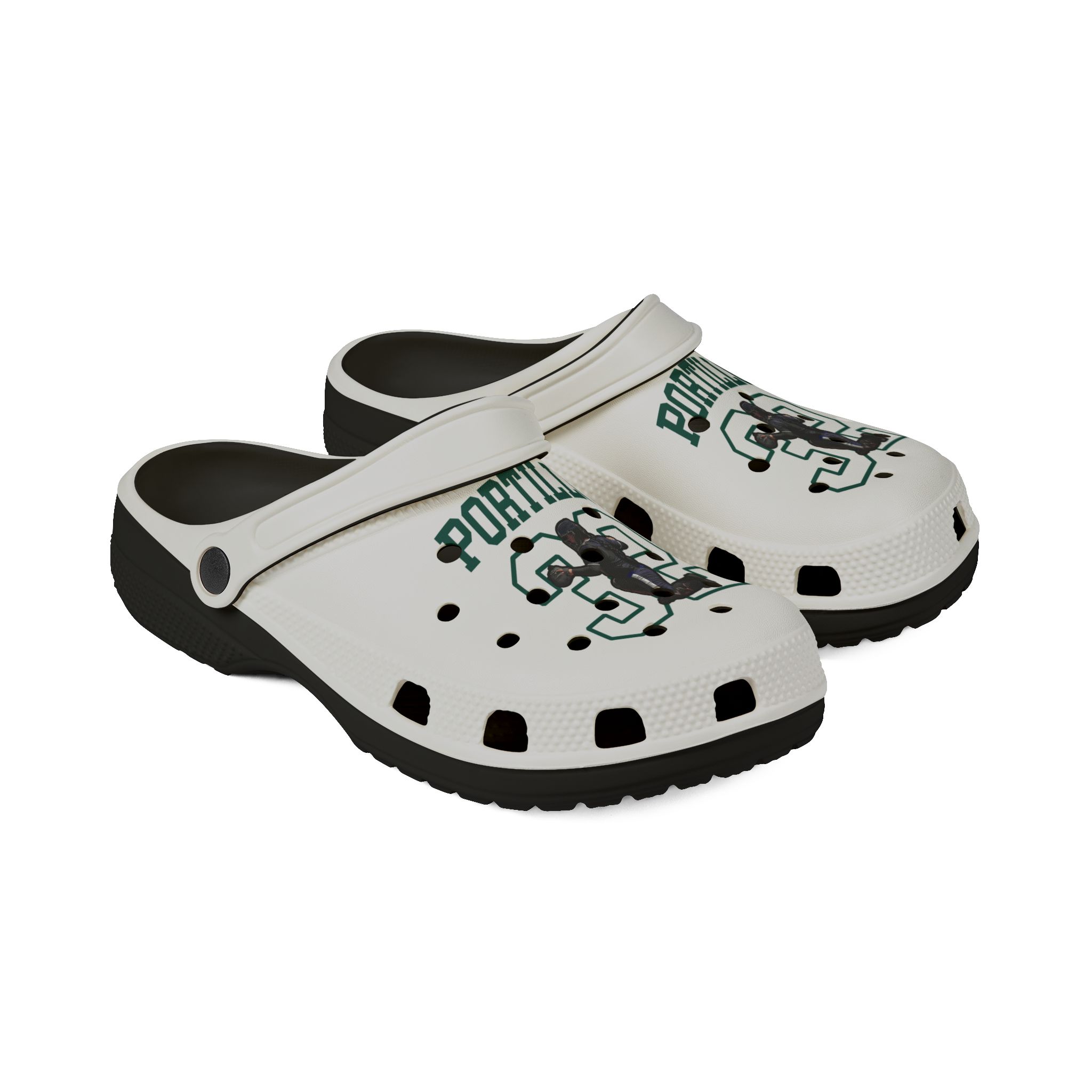 Rubber Clogs — character_shirsey in Black