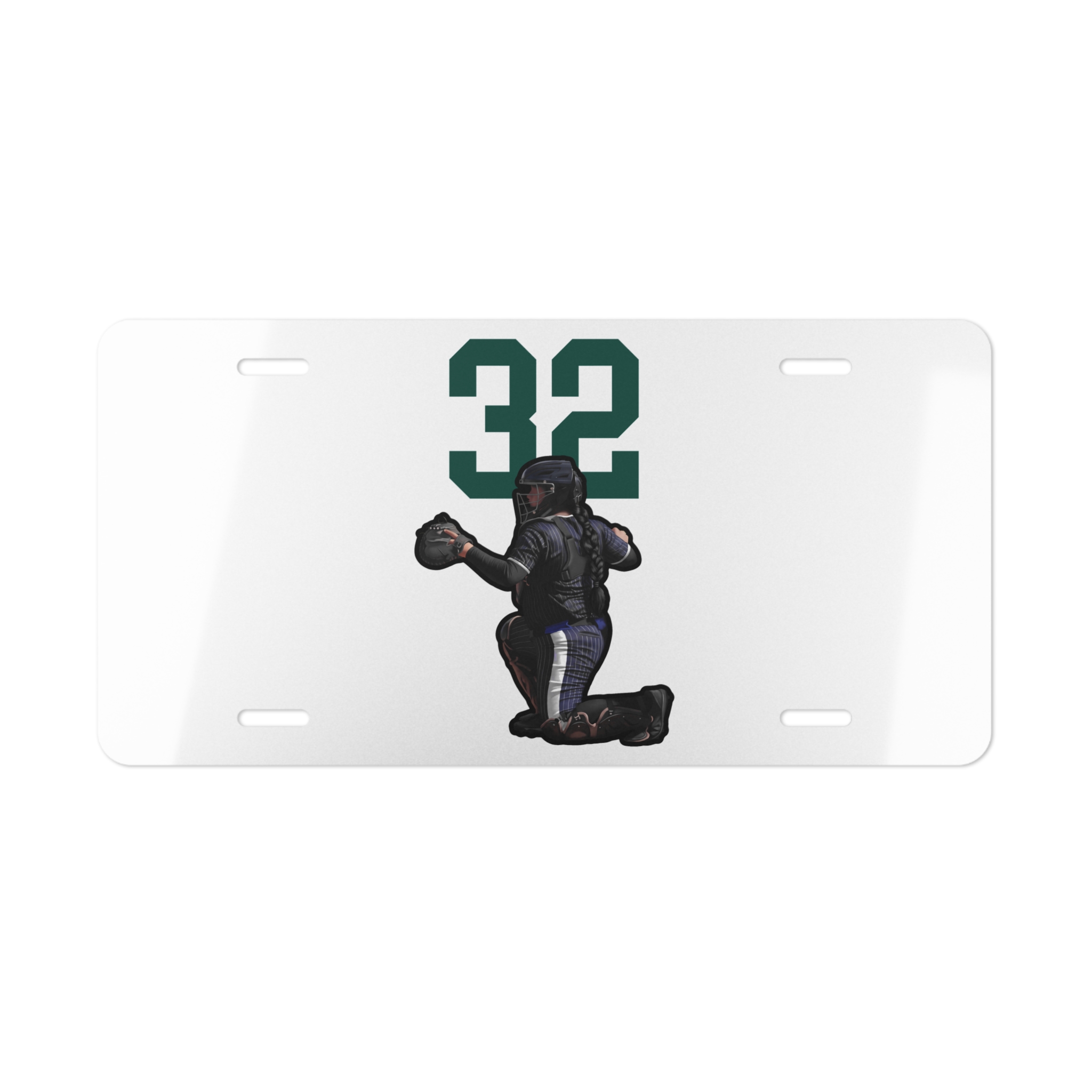 License Plate — character_number_top in Classic