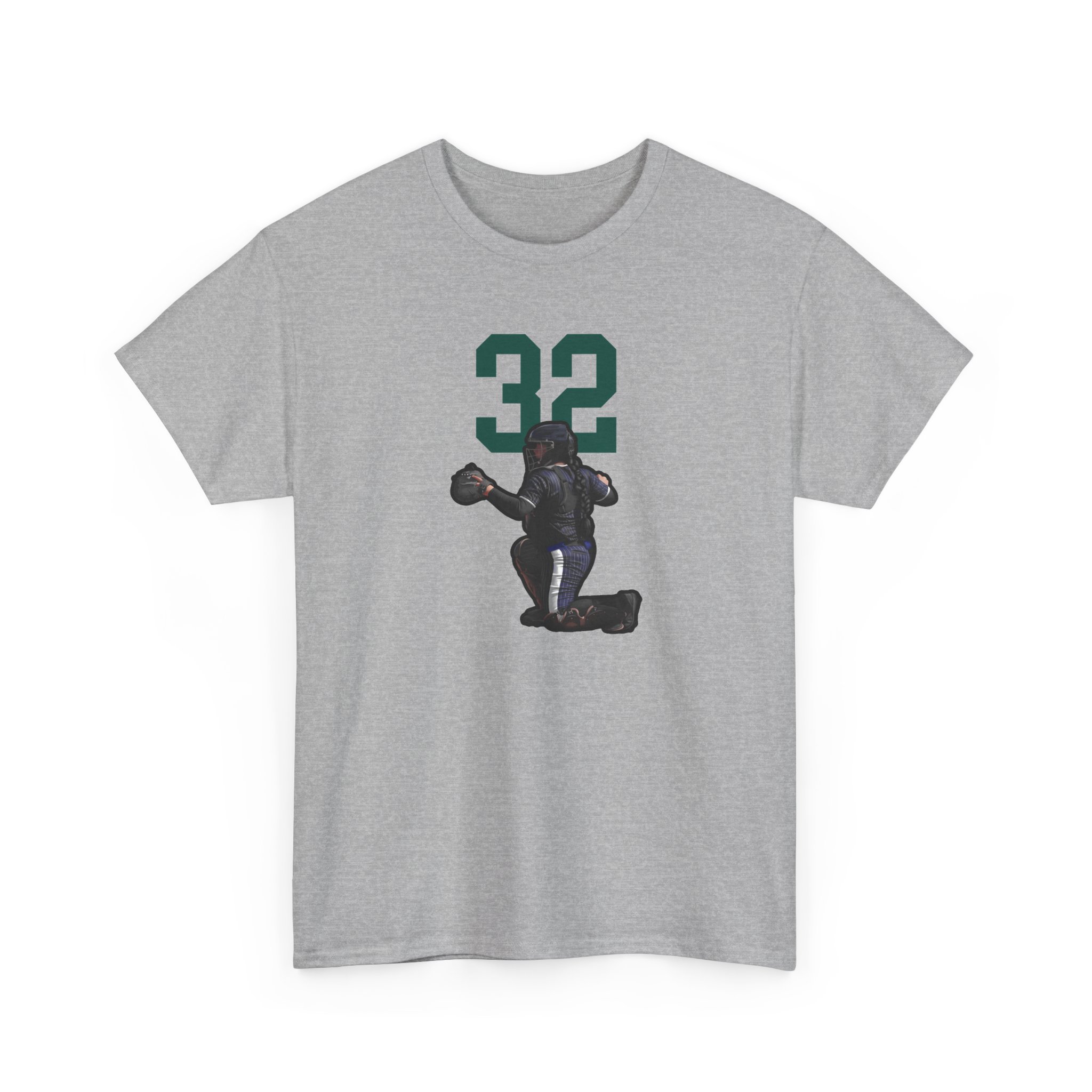 Tee — character_number_top in Grey