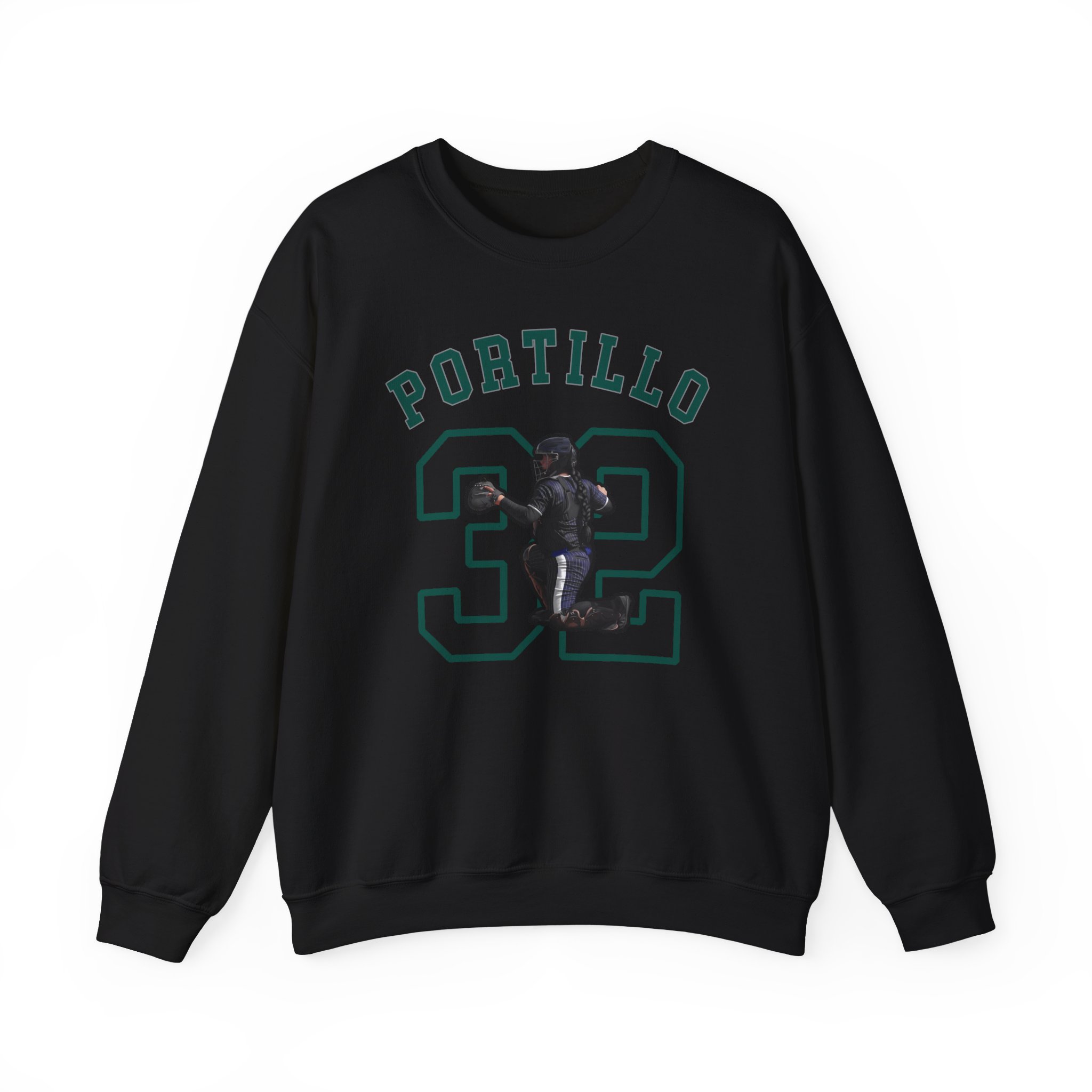 Crewneck Sweatshirt — character_shirsey_arch in Black