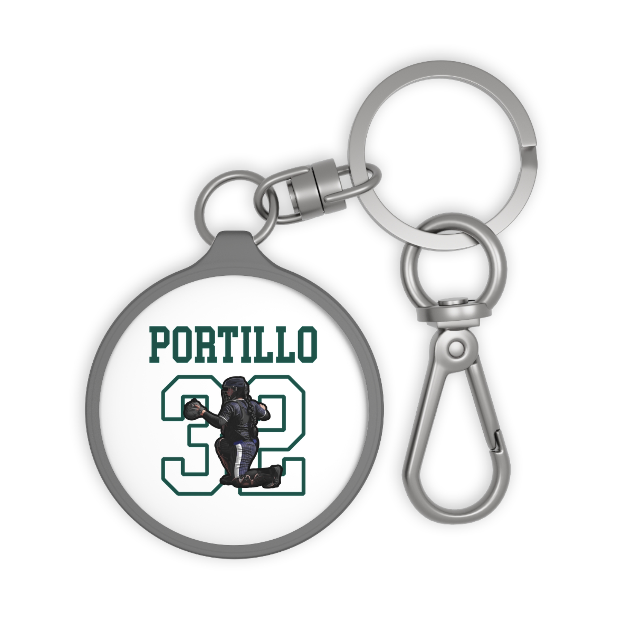 Keychain — character_shirsey in Grey