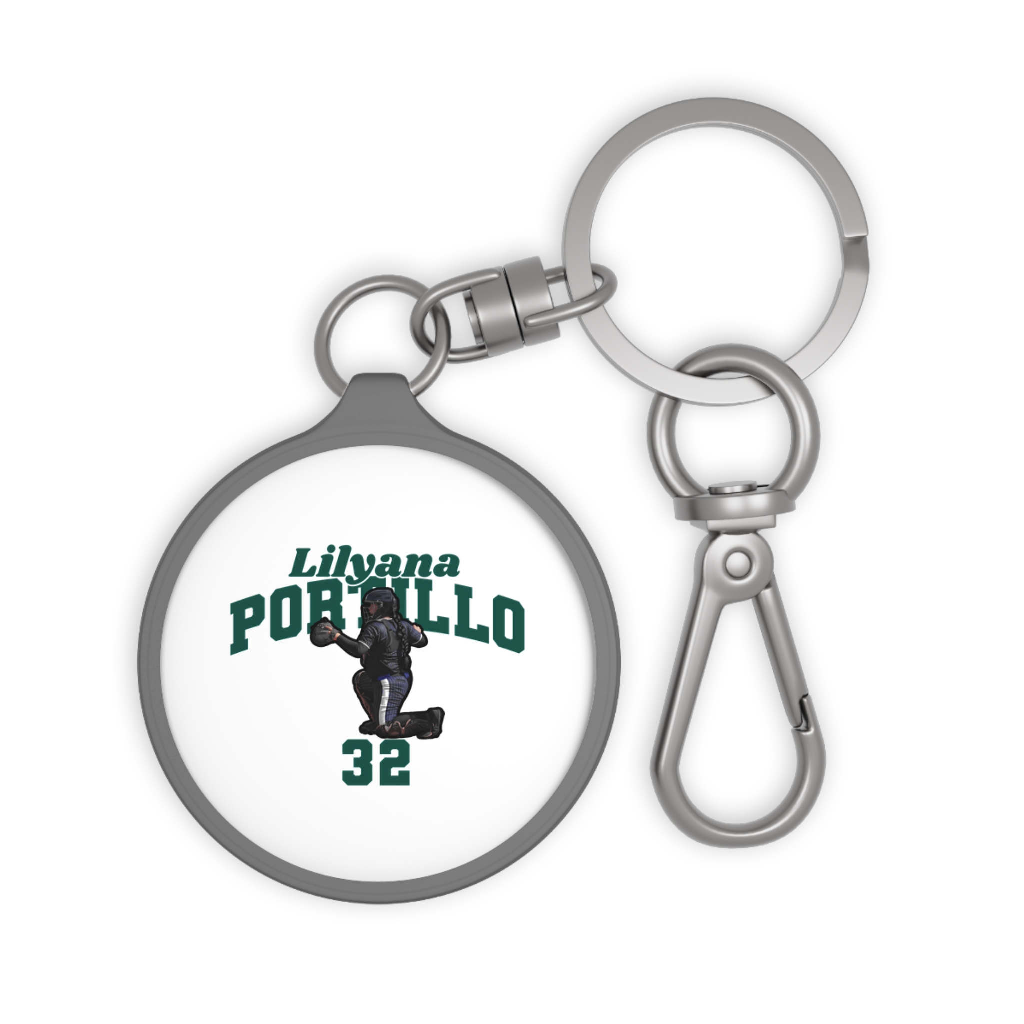 Keychain — character_signature_arch in Grey