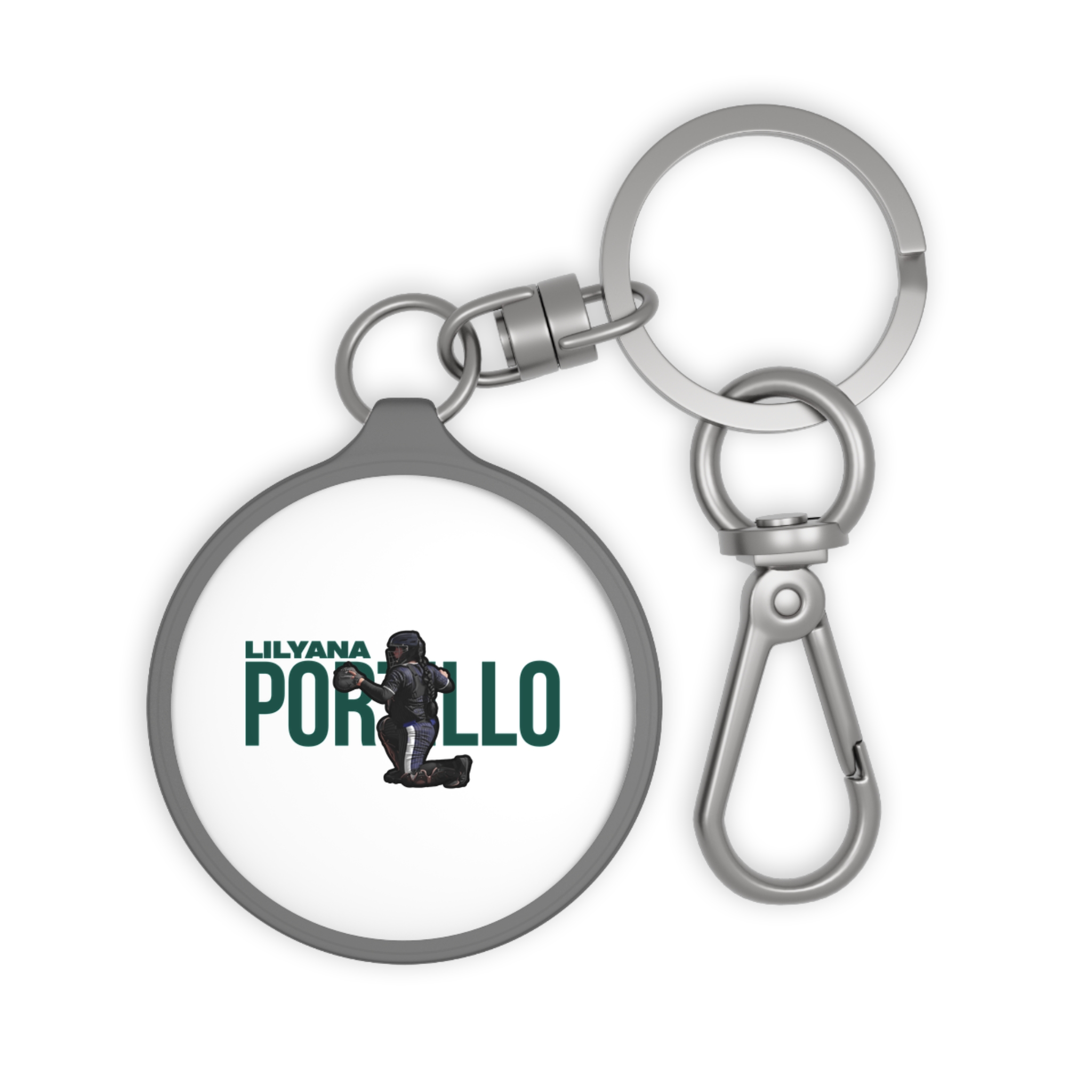 Keychain — character_player_name in Grey