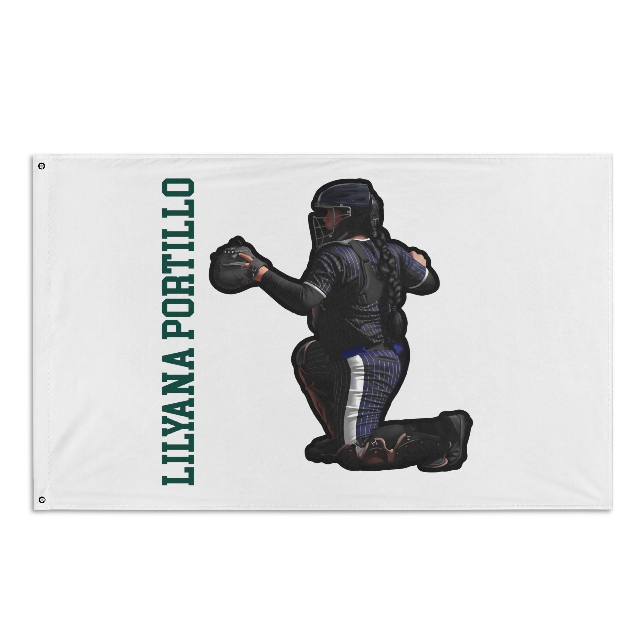 Flag (35 × 56 in) — character_name_vertical in Classic