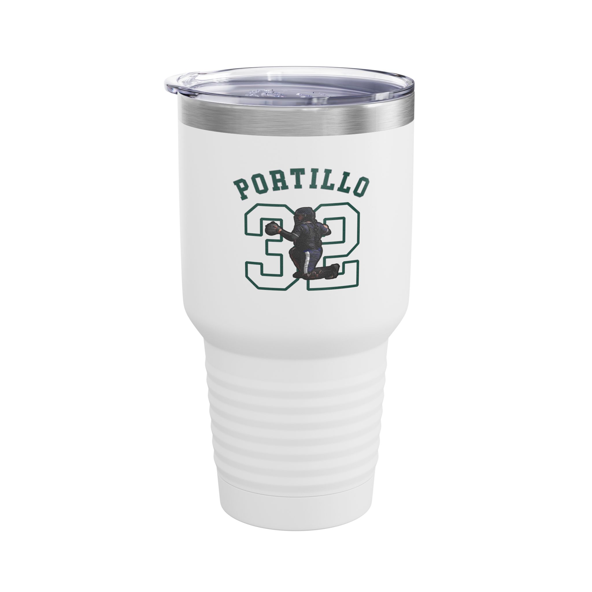 30oz Tumbler — character_shirsey_arch in White