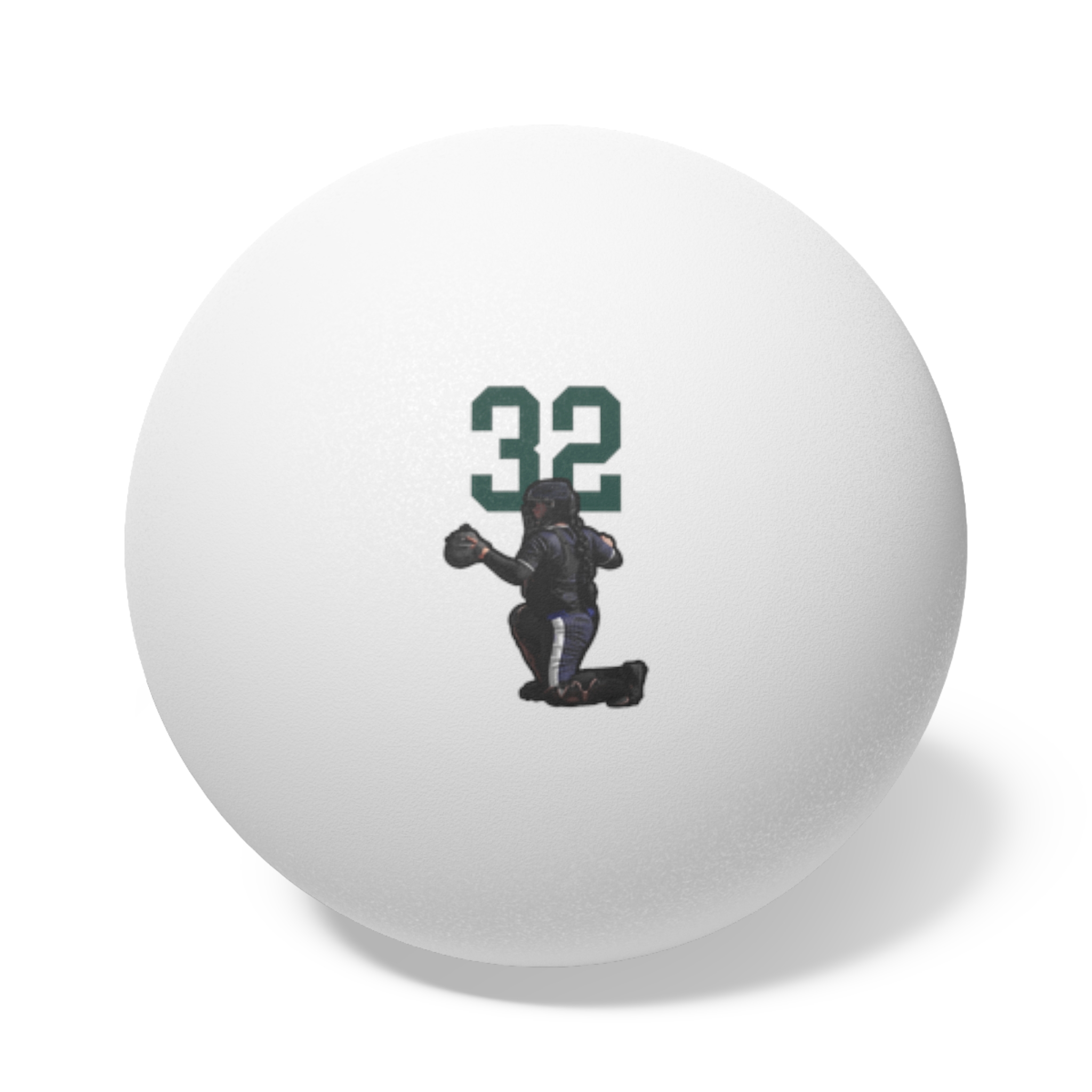 Ping Pong Balls, 6 pcs — character_number_top in White