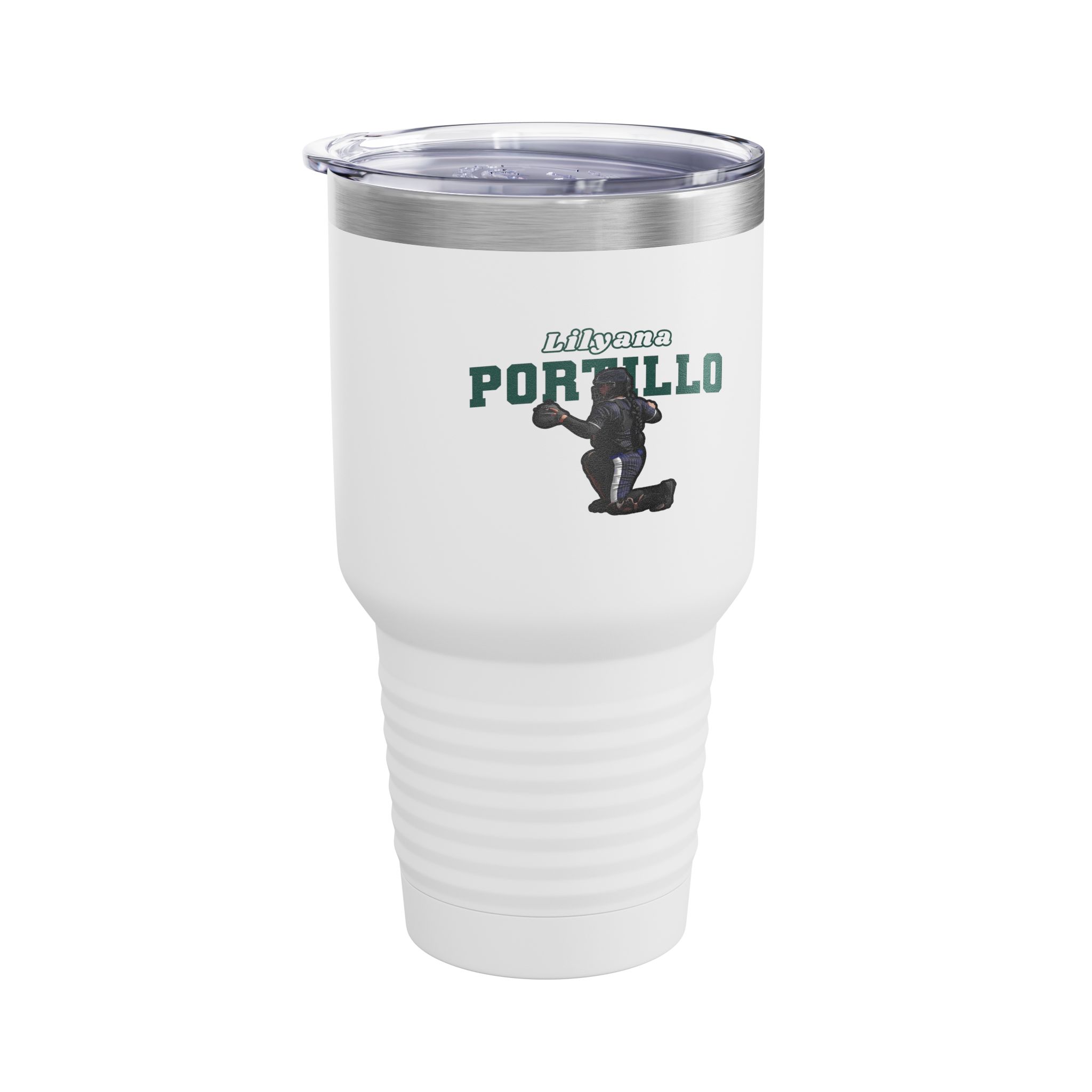 30oz Tumbler — character_name_arch in White