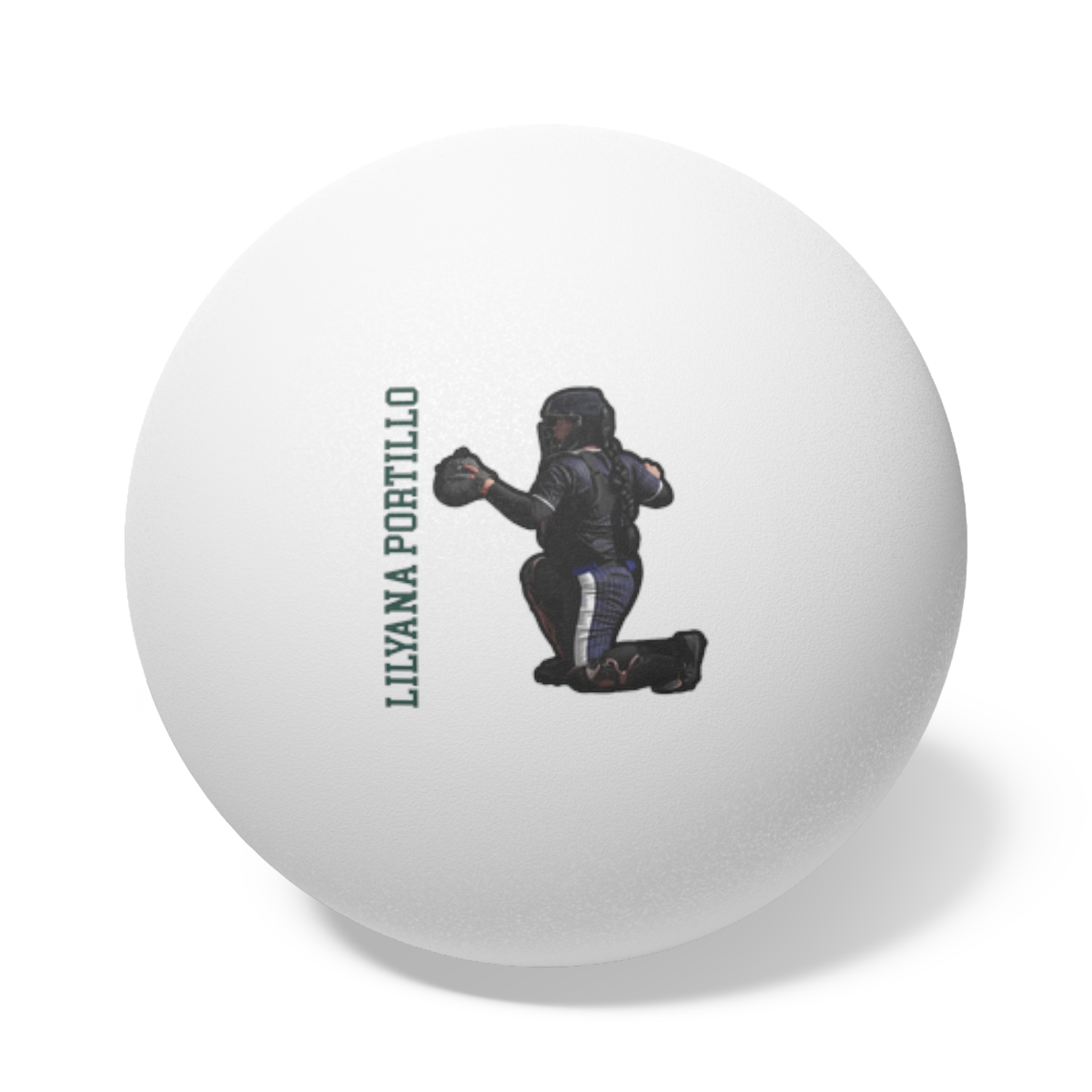 Ping Pong Balls, 6 pcs — character_name_vertical in White