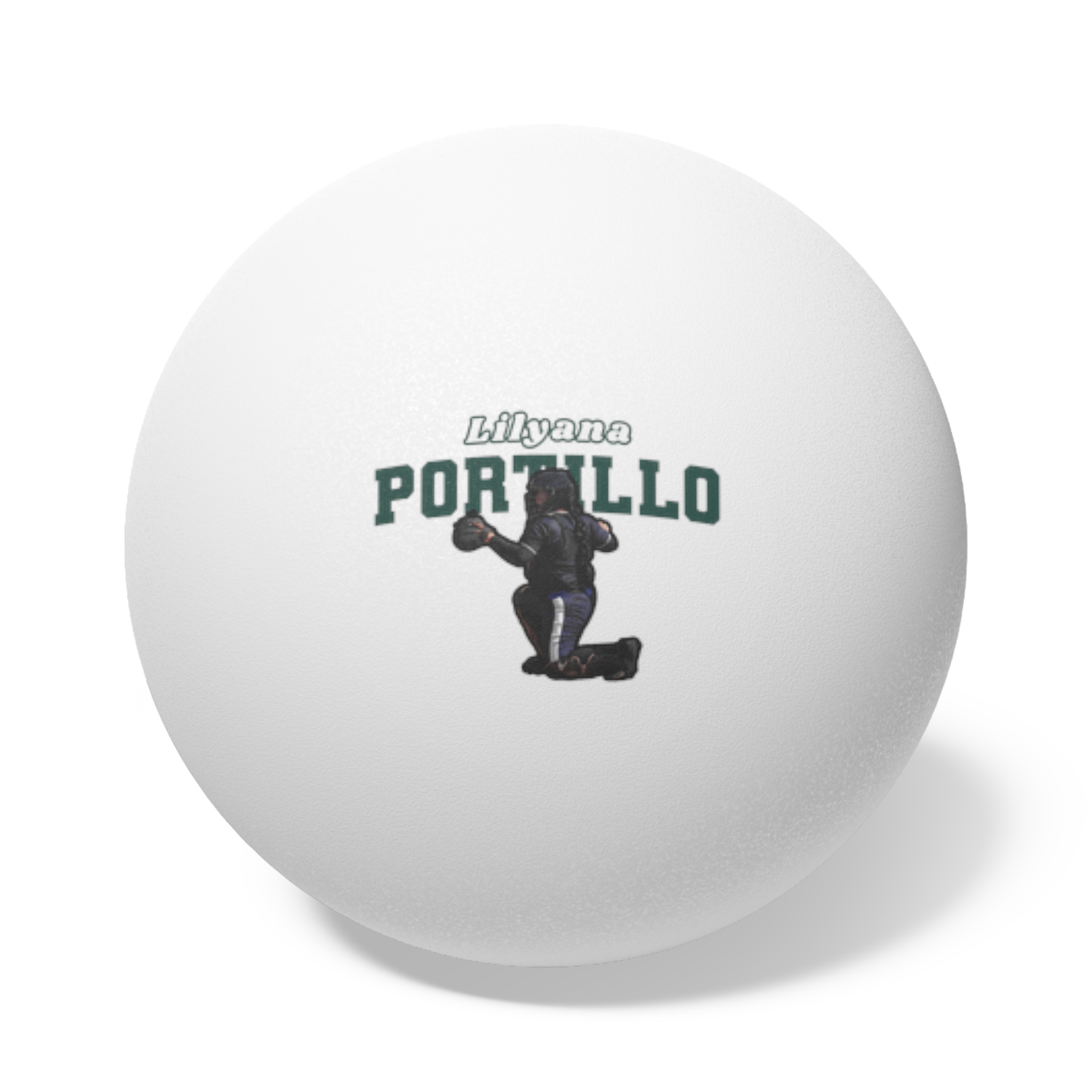 Ping Pong Balls, 6 pcs — character_name_arch in White