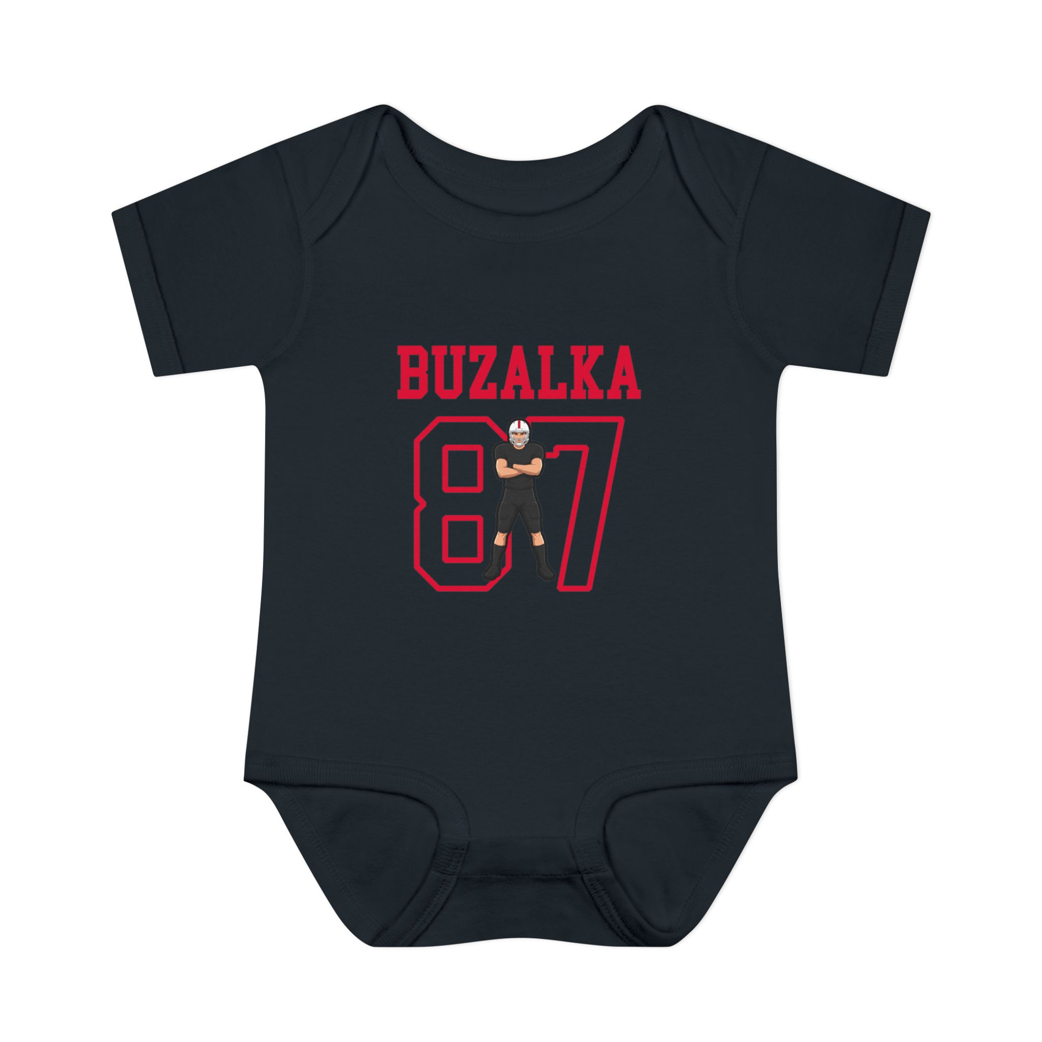 Baby Onesie — character_shirsey in Black