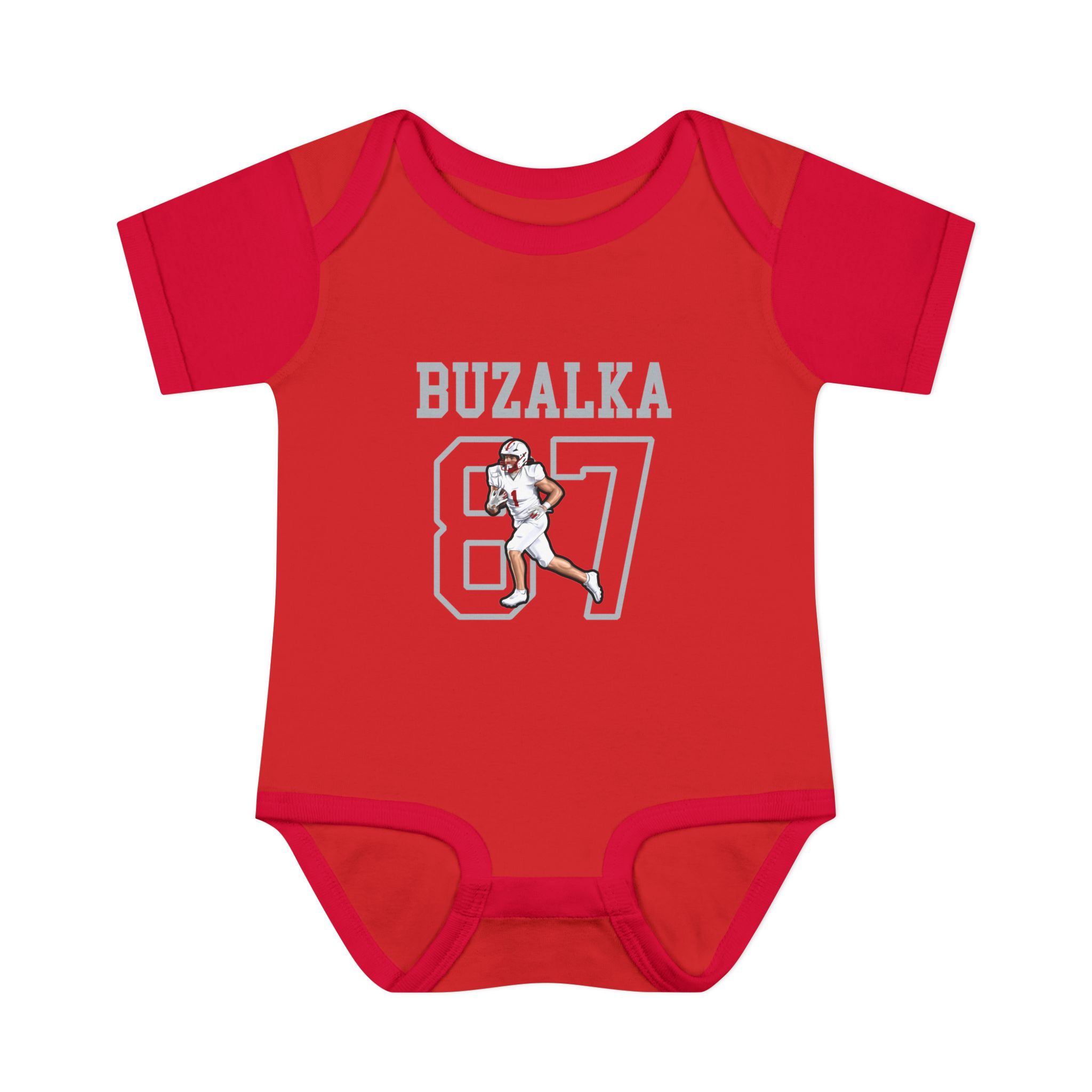 Baby Onesie — character_shirsey in Red