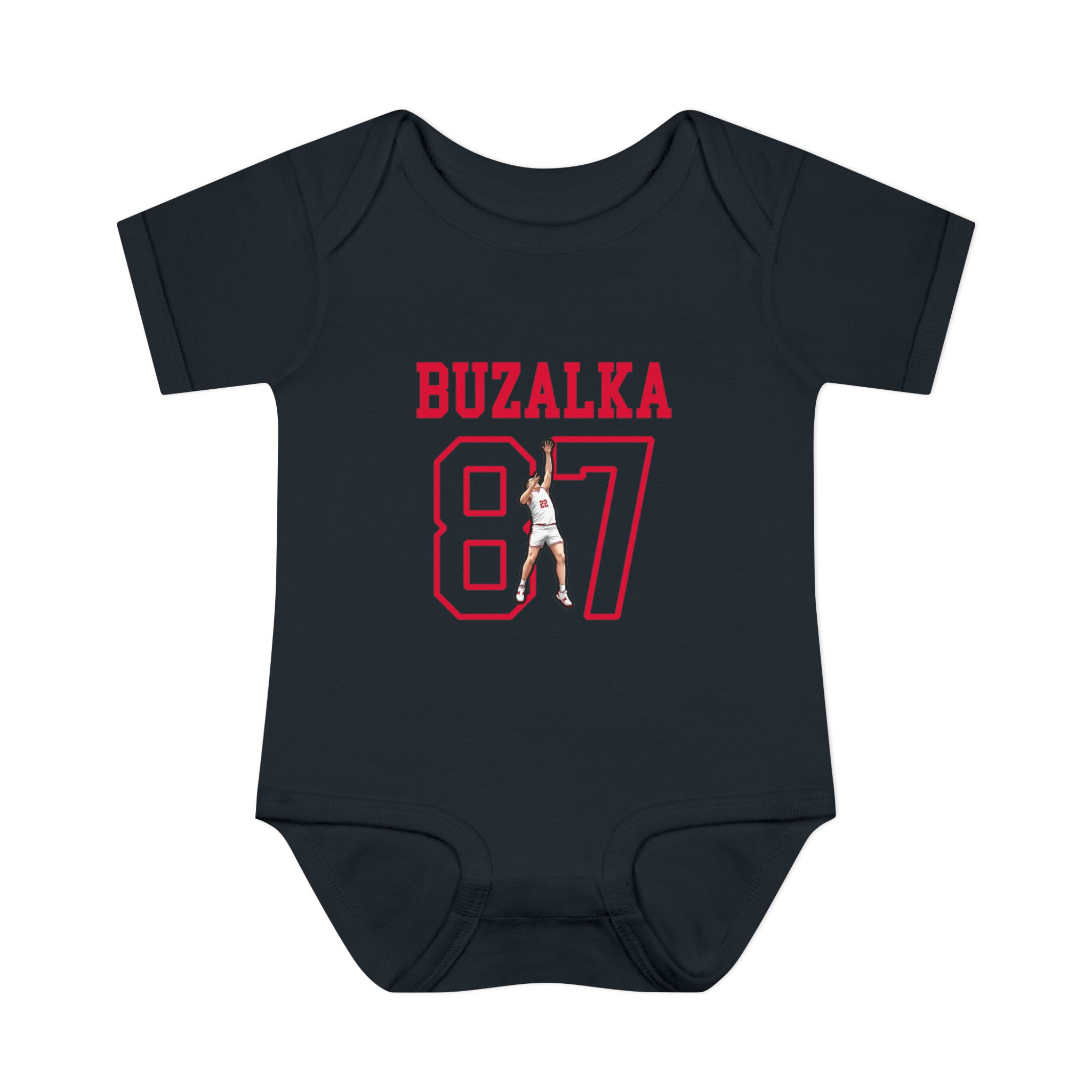 Baby Onesie — character_shirsey in Black