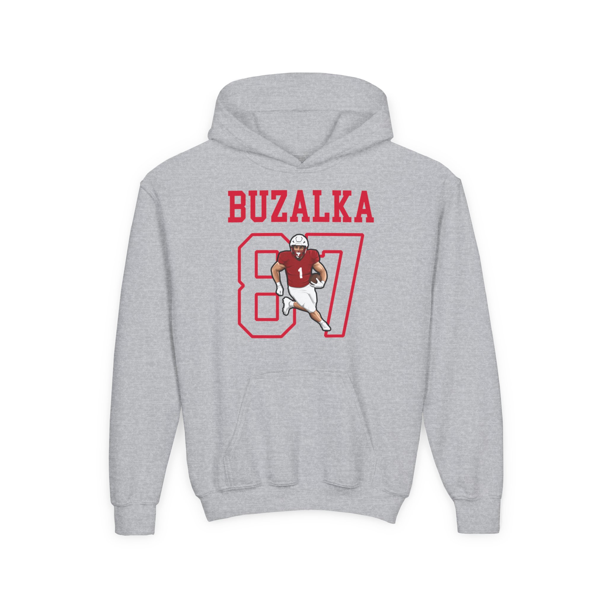 Youth Hoodie — character_shirsey in Grey
