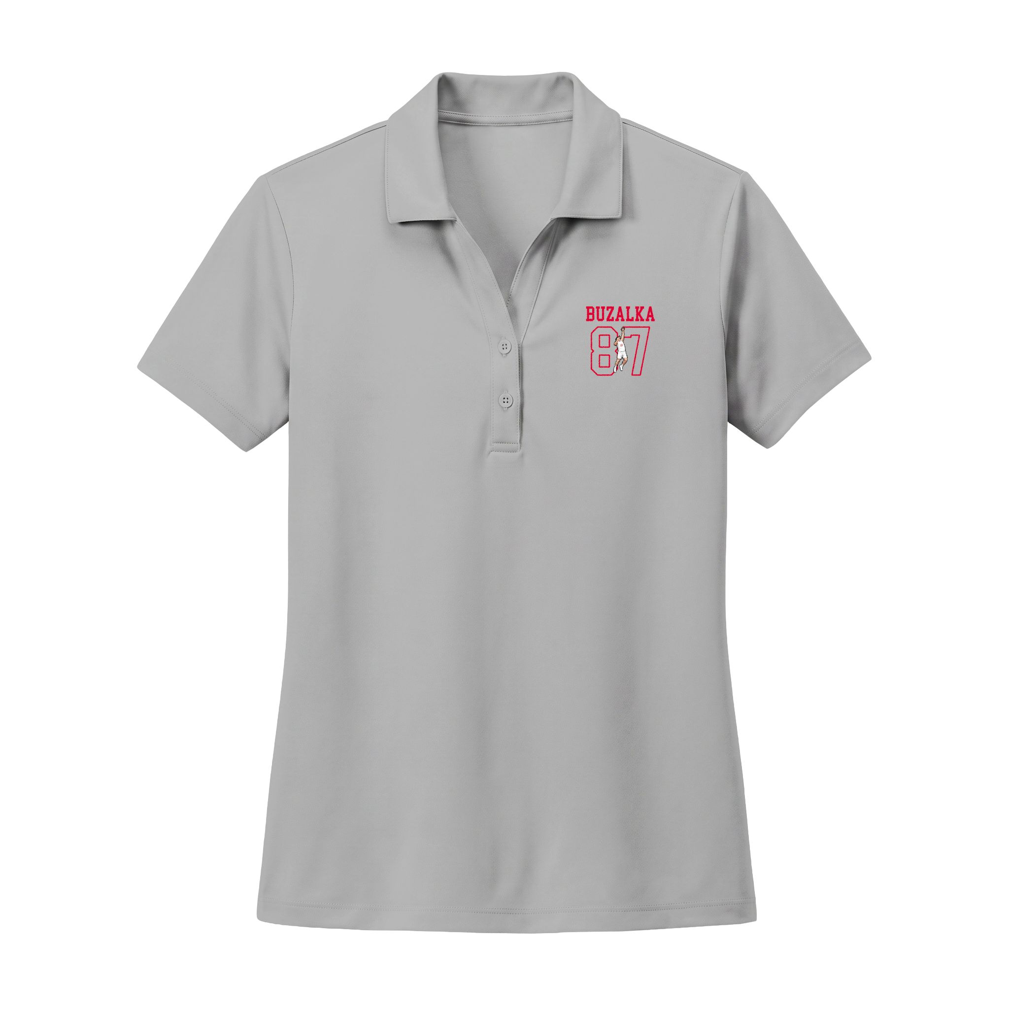 Women's Polo — character_shirsey in Silver