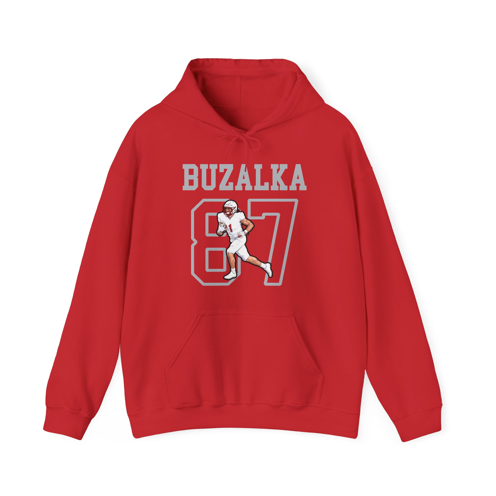 Hoodie — character_shirsey in Red
