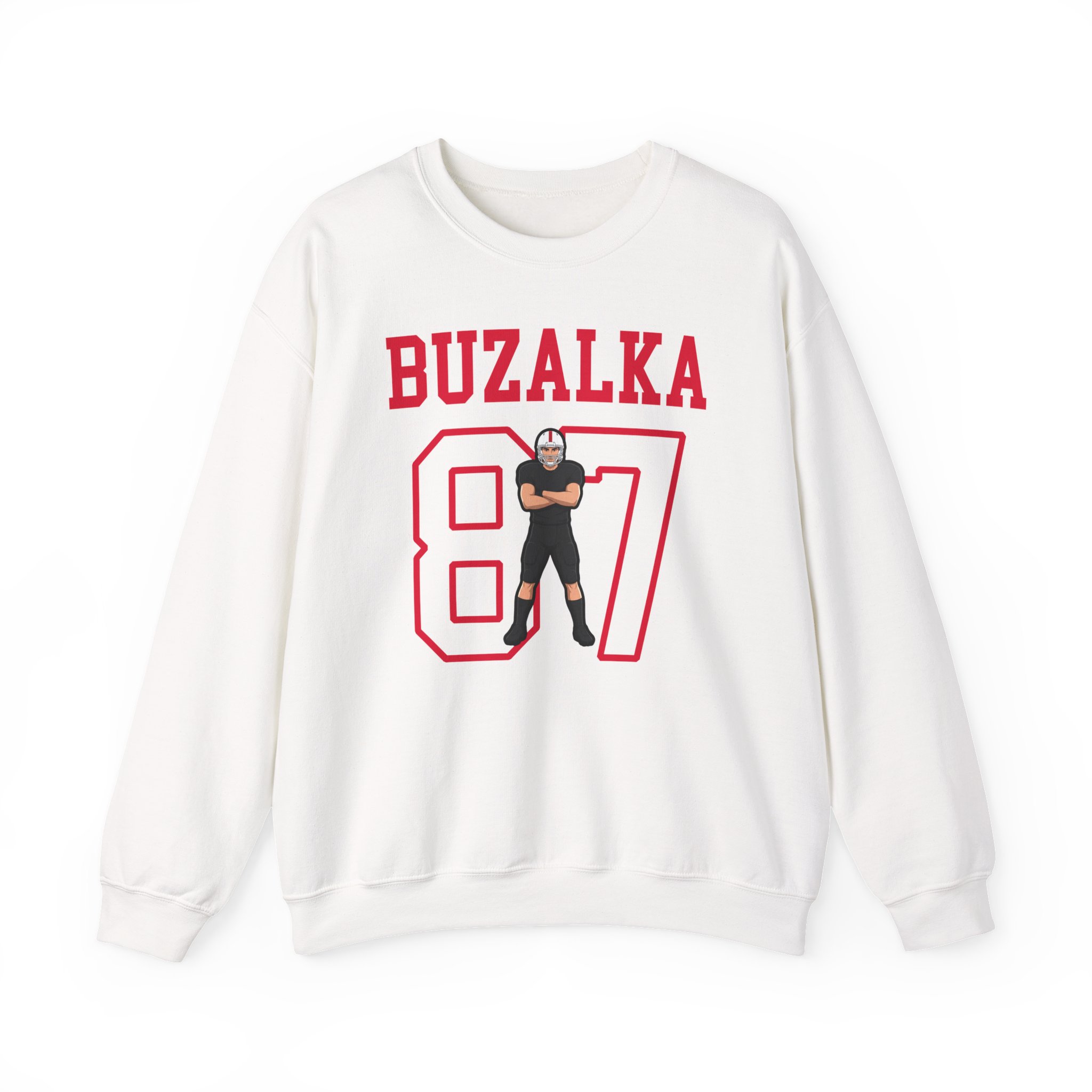 Crewneck Sweatshirt — character_shirsey in White