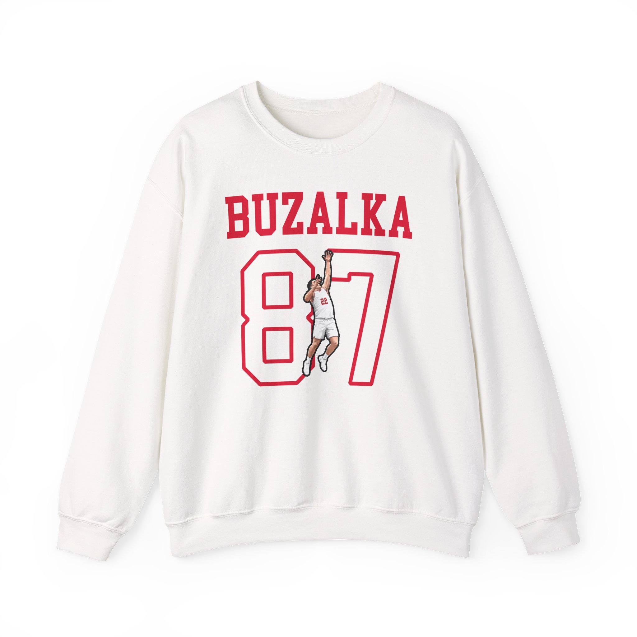 Crewneck Sweatshirt — character_shirsey in White