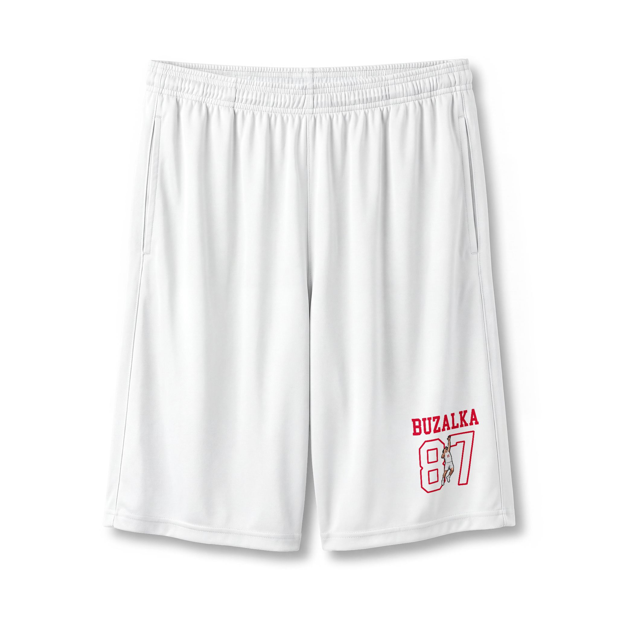 Shorts — character_shirsey in White