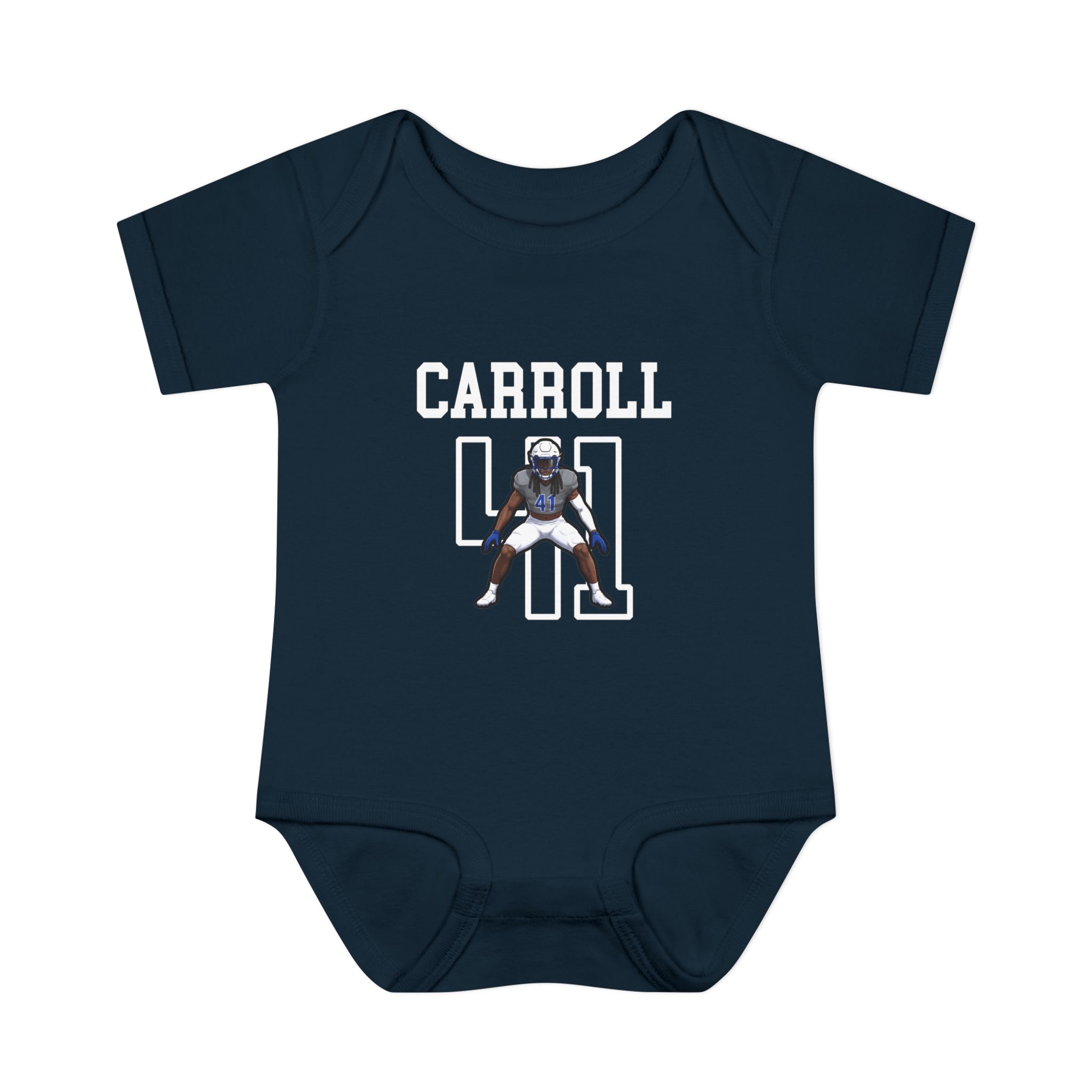 Baby Onesie — character_shirsey in Navy