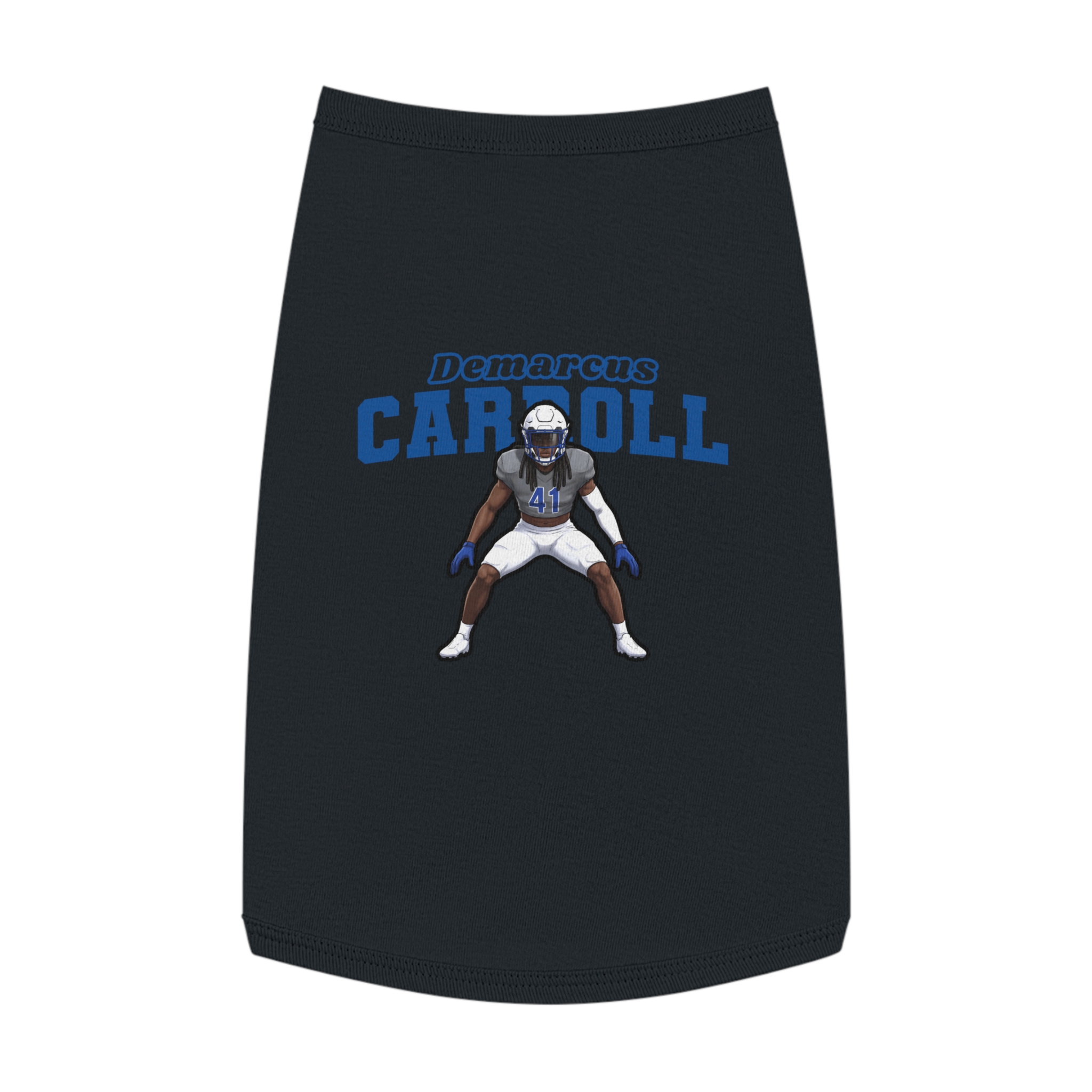 Pet Tank Top — character_name_arch in White