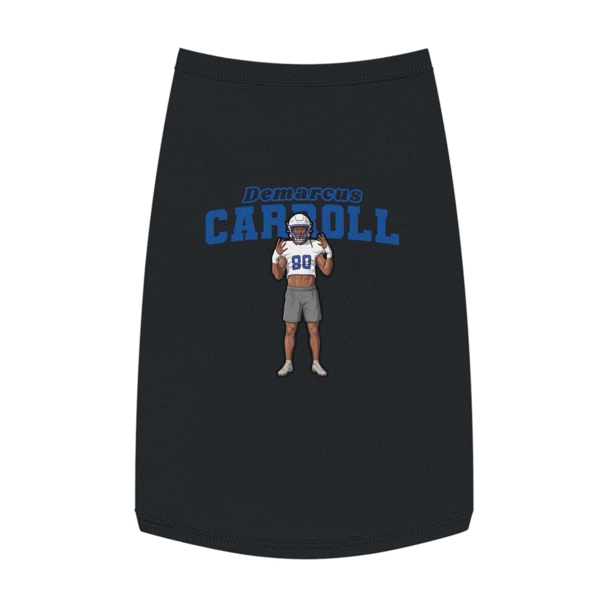 Pet Tank Top — character_name_arch in White