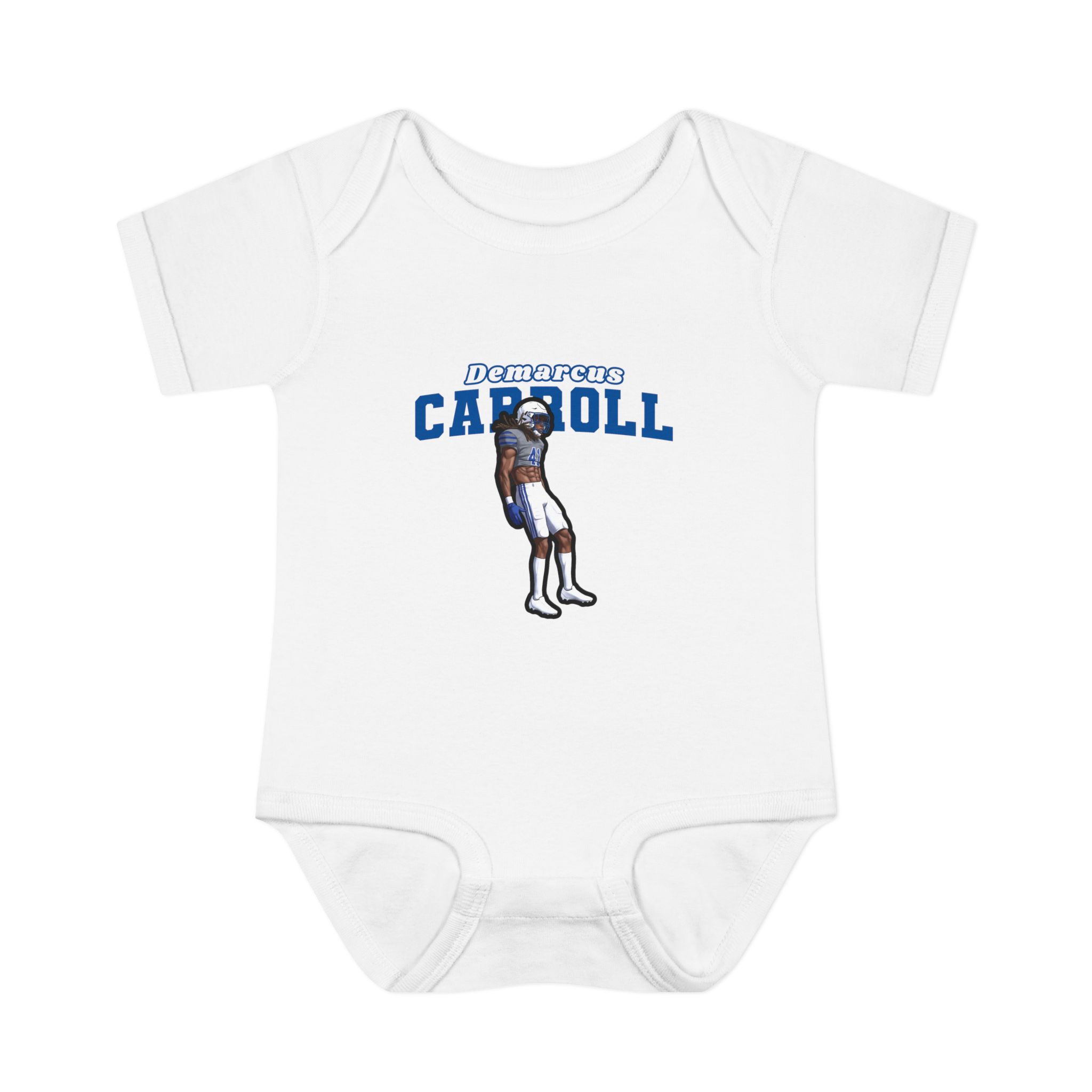 Baby Onesie — character_name_arch in White