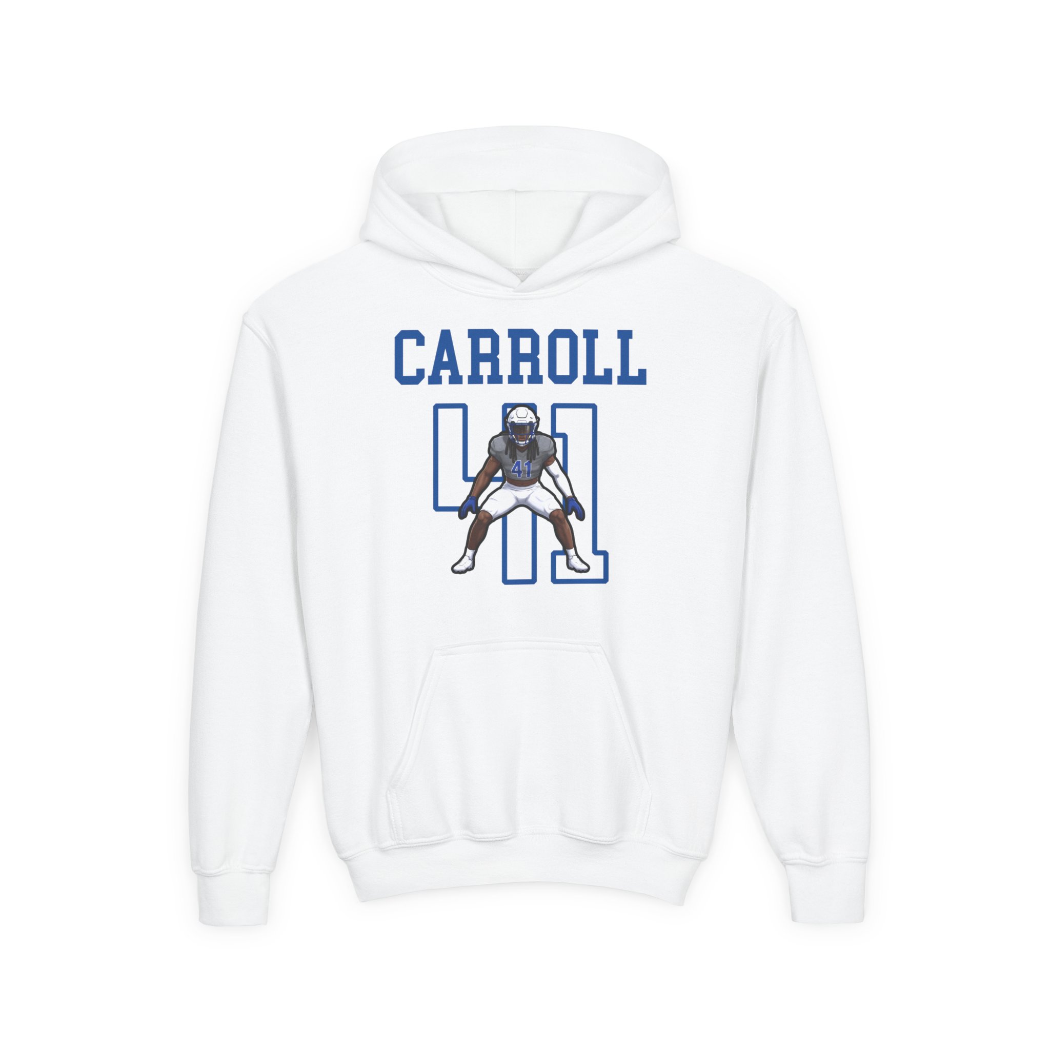 Youth Hoodie — character_shirsey in White