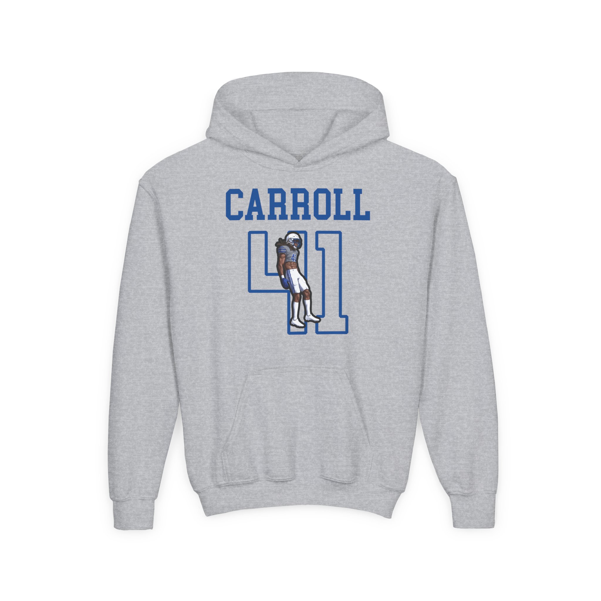 Youth Hoodie — character_shirsey in Grey