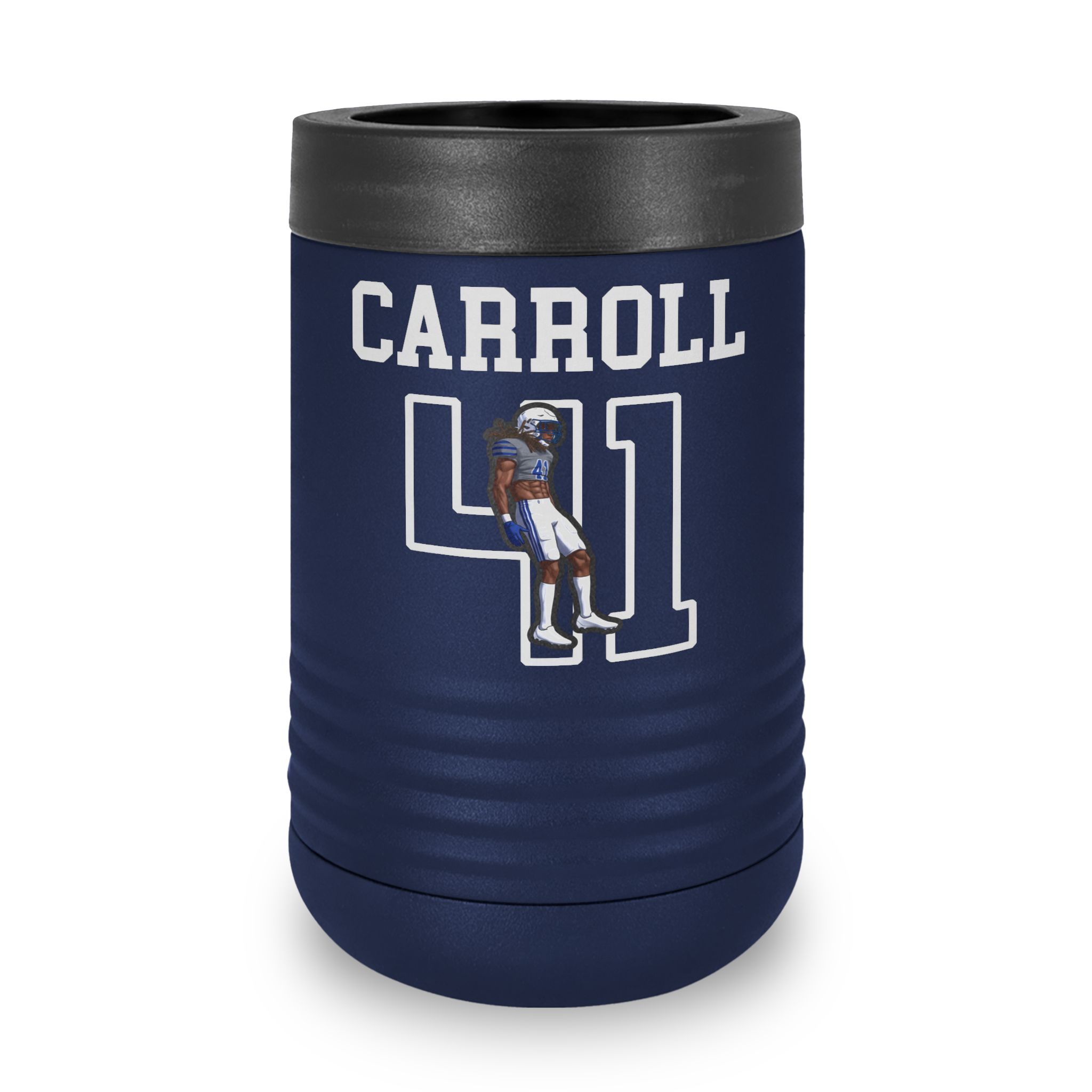 Stainless Can Cooler — character_shirsey in Navy