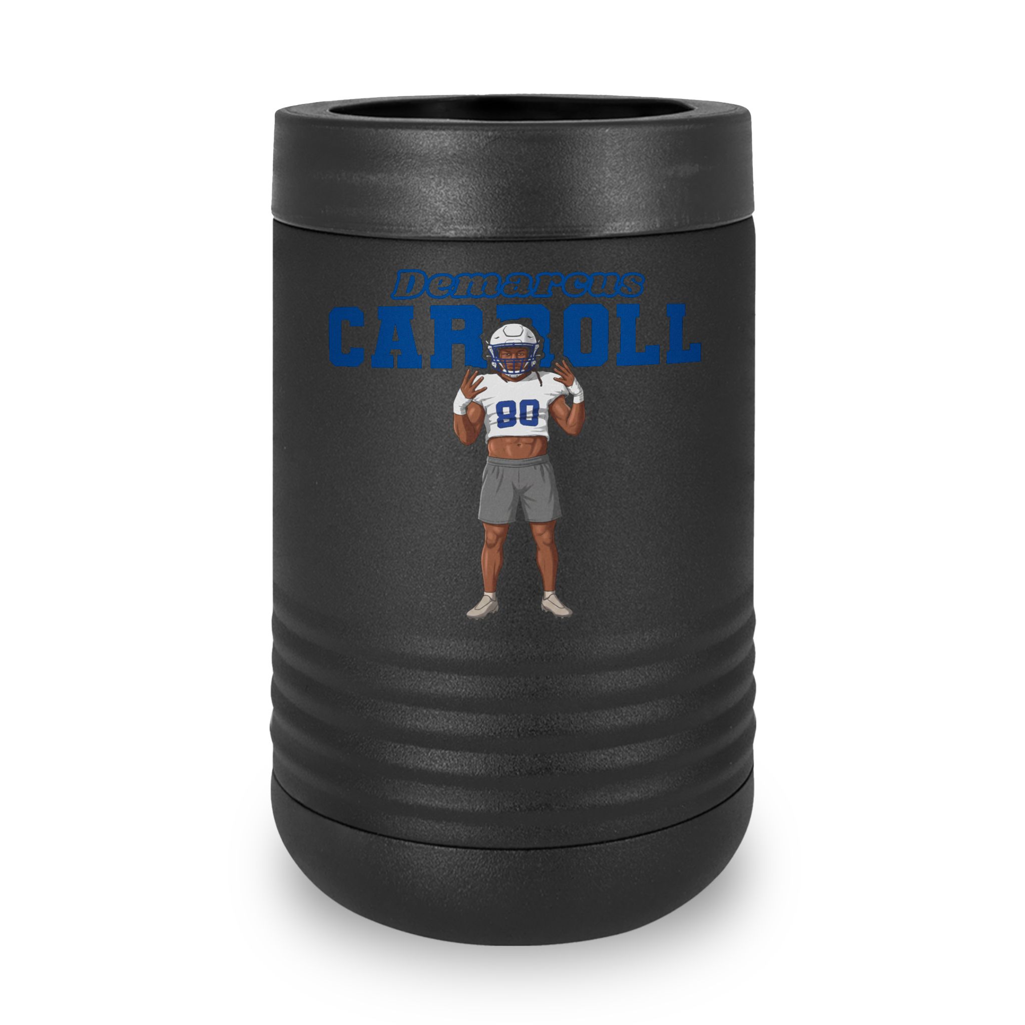 Stainless Can Cooler — character_name_arch in Black