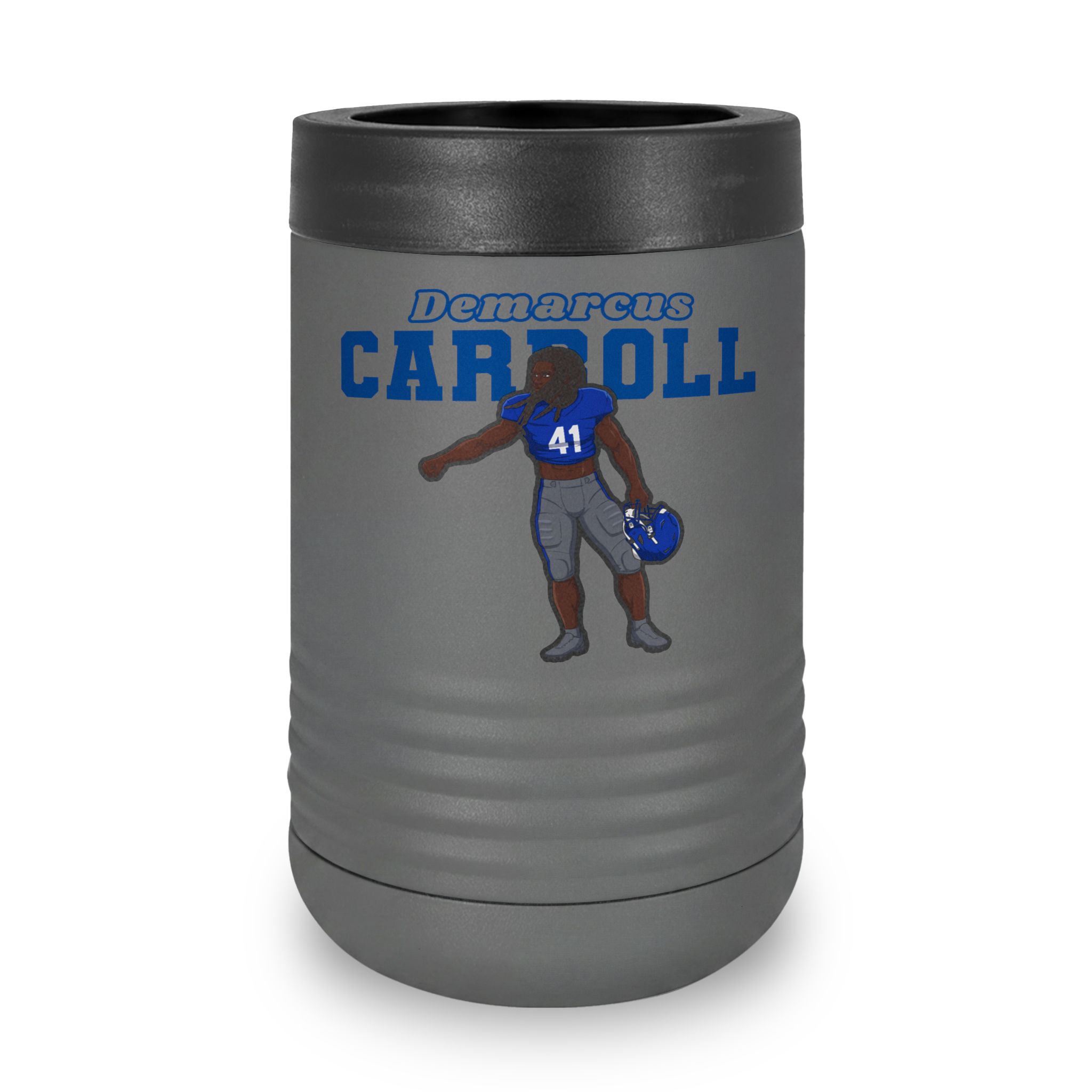 Stainless Can Cooler — character_name_arch in Grey