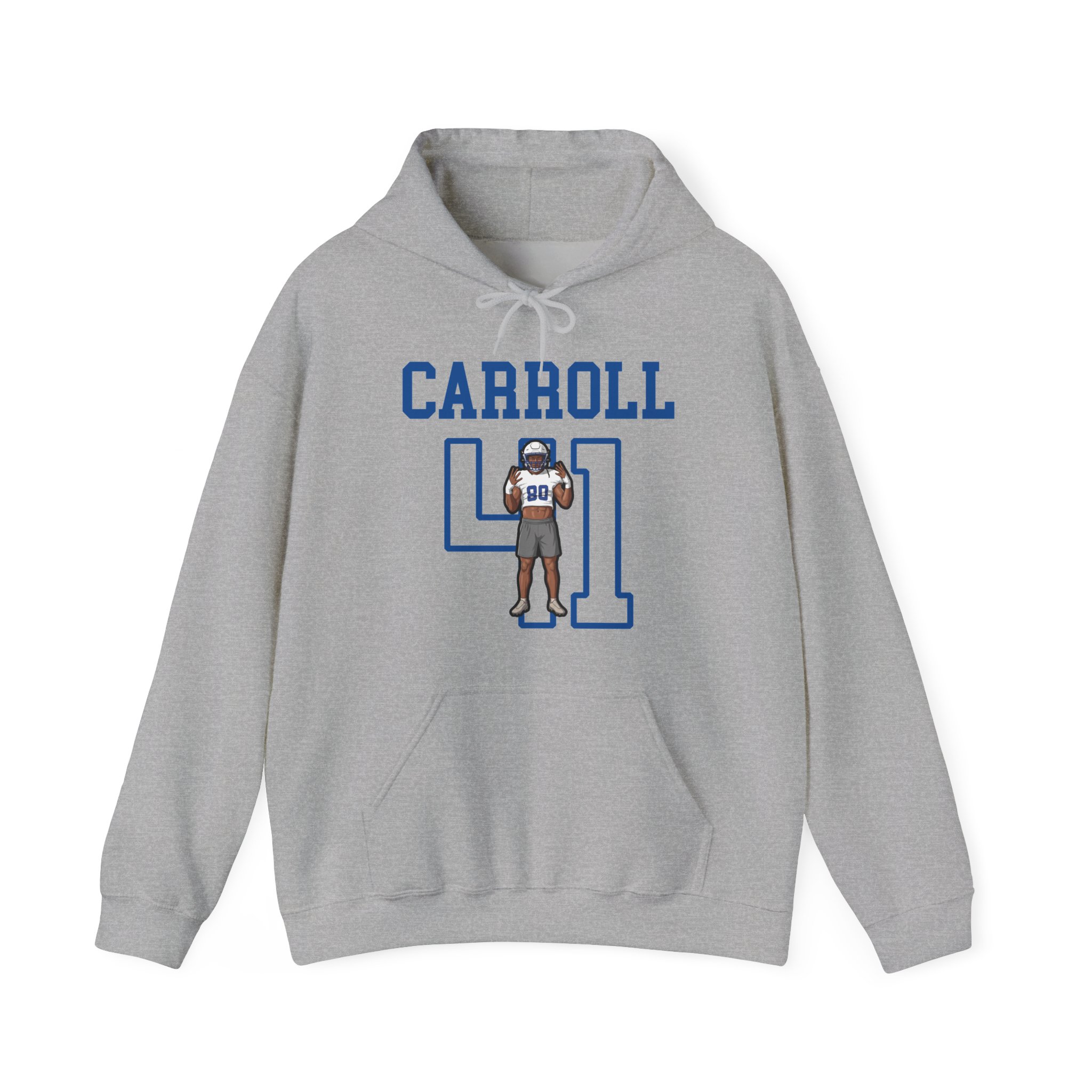Hoodie — character_shirsey in Grey