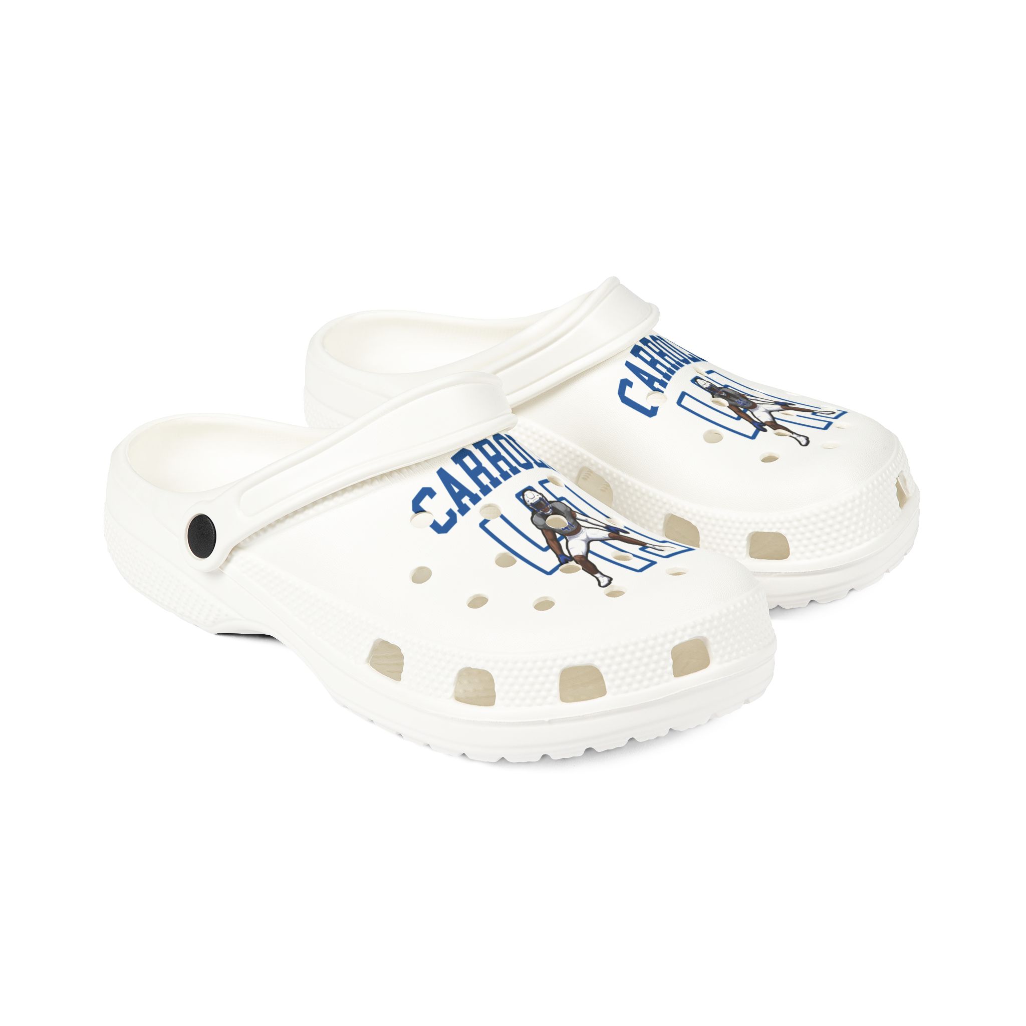 Rubber Clogs — character_shirsey in White